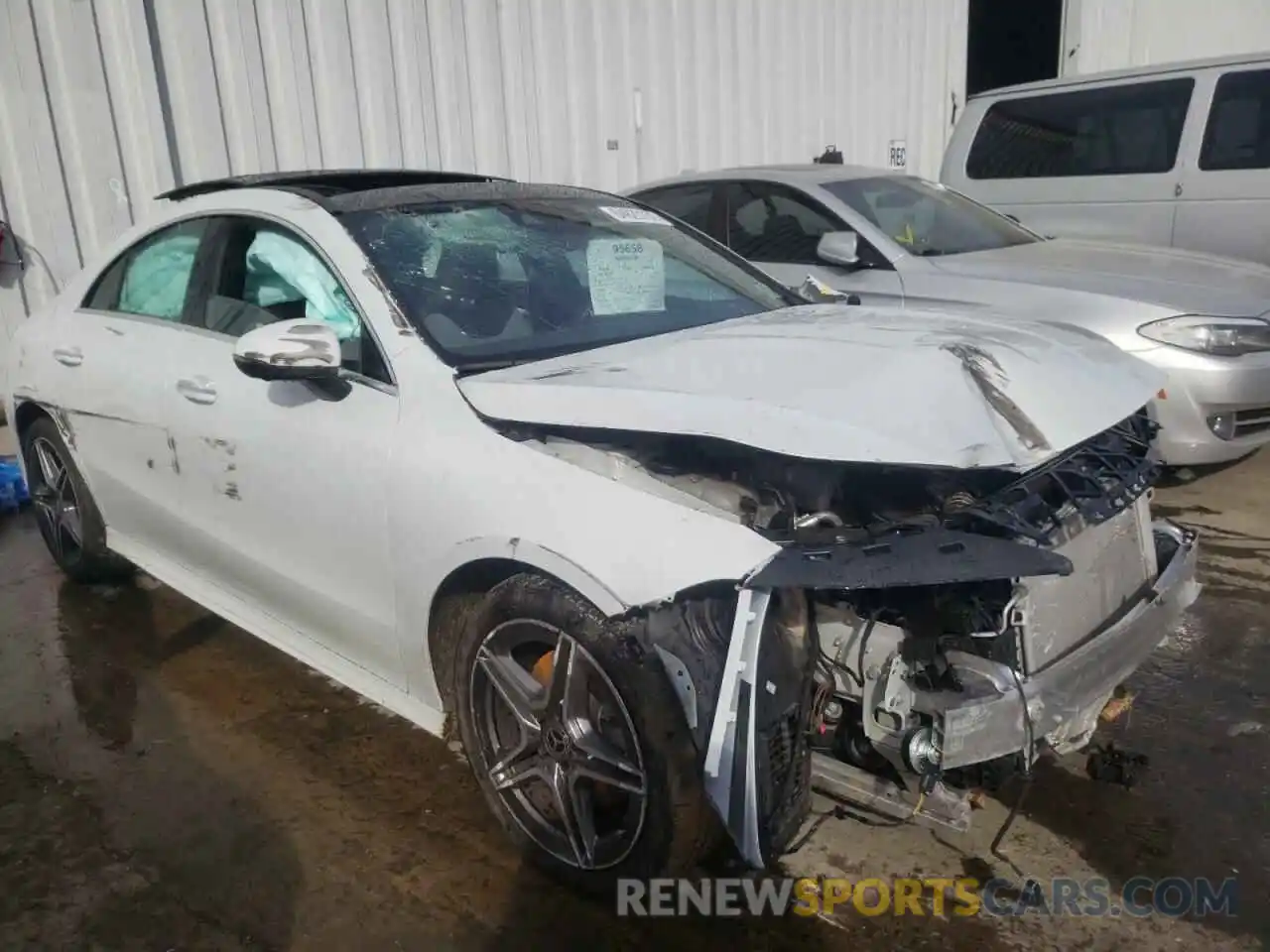 1 Photograph of a damaged car W1K5J4HB0MN170115 MERCEDES-BENZ CLA-CLASS 2021