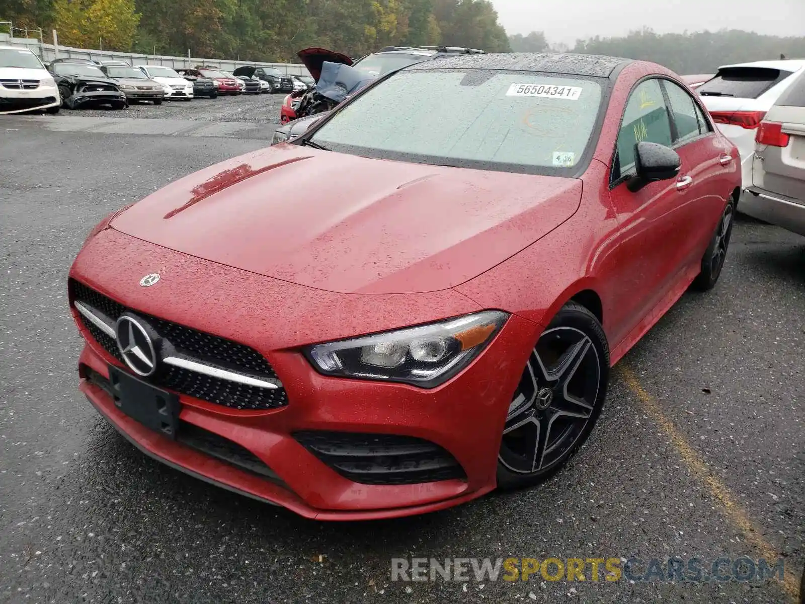 2 Photograph of a damaged car W1K5J4HB0MN192325 MERCEDES-BENZ CLA-CLASS 2021