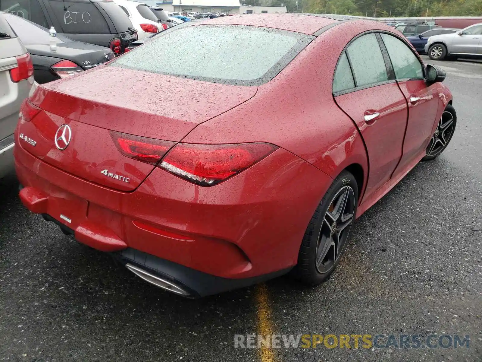 4 Photograph of a damaged car W1K5J4HB0MN192325 MERCEDES-BENZ CLA-CLASS 2021