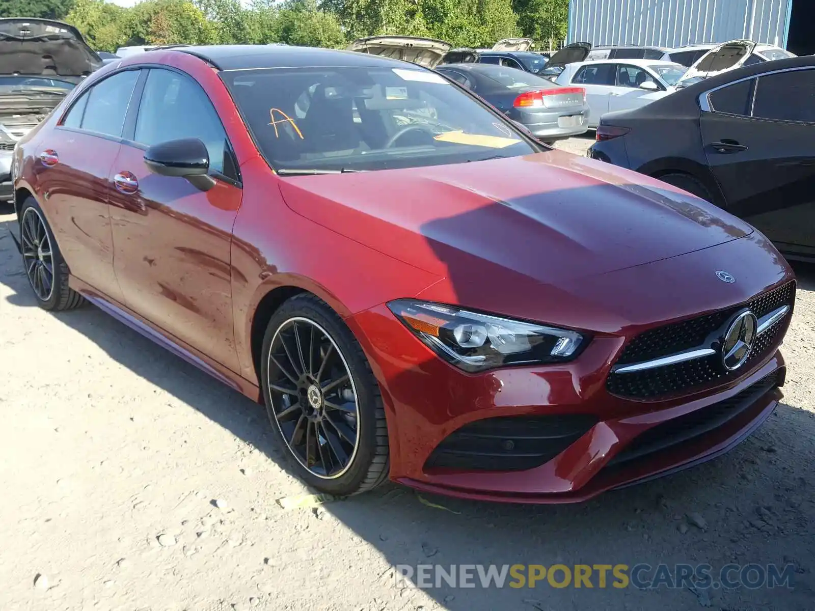 1 Photograph of a damaged car W1K5J4HB0MN200102 MERCEDES-BENZ CLA-CLASS 2021