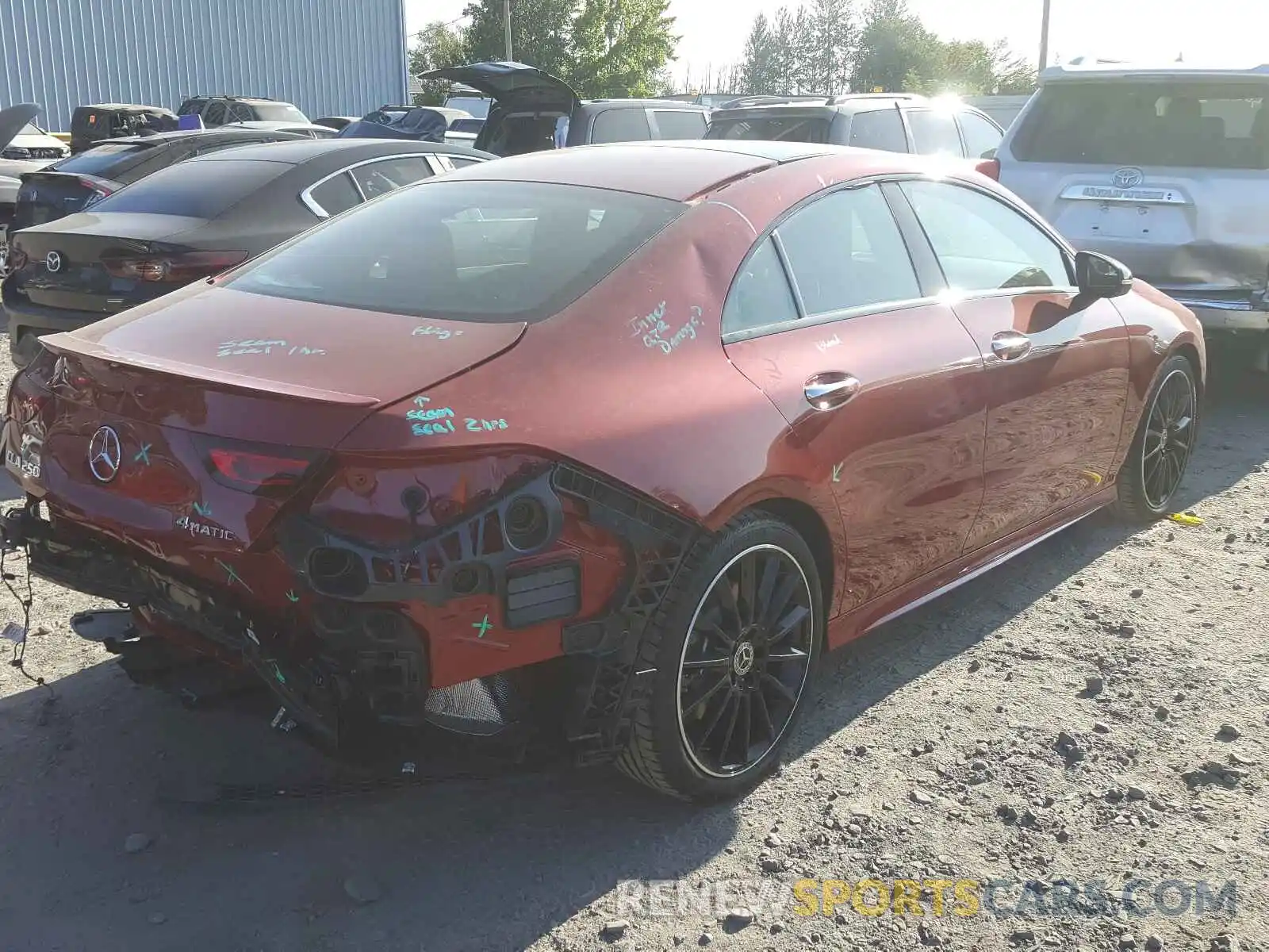 4 Photograph of a damaged car W1K5J4HB0MN200102 MERCEDES-BENZ CLA-CLASS 2021