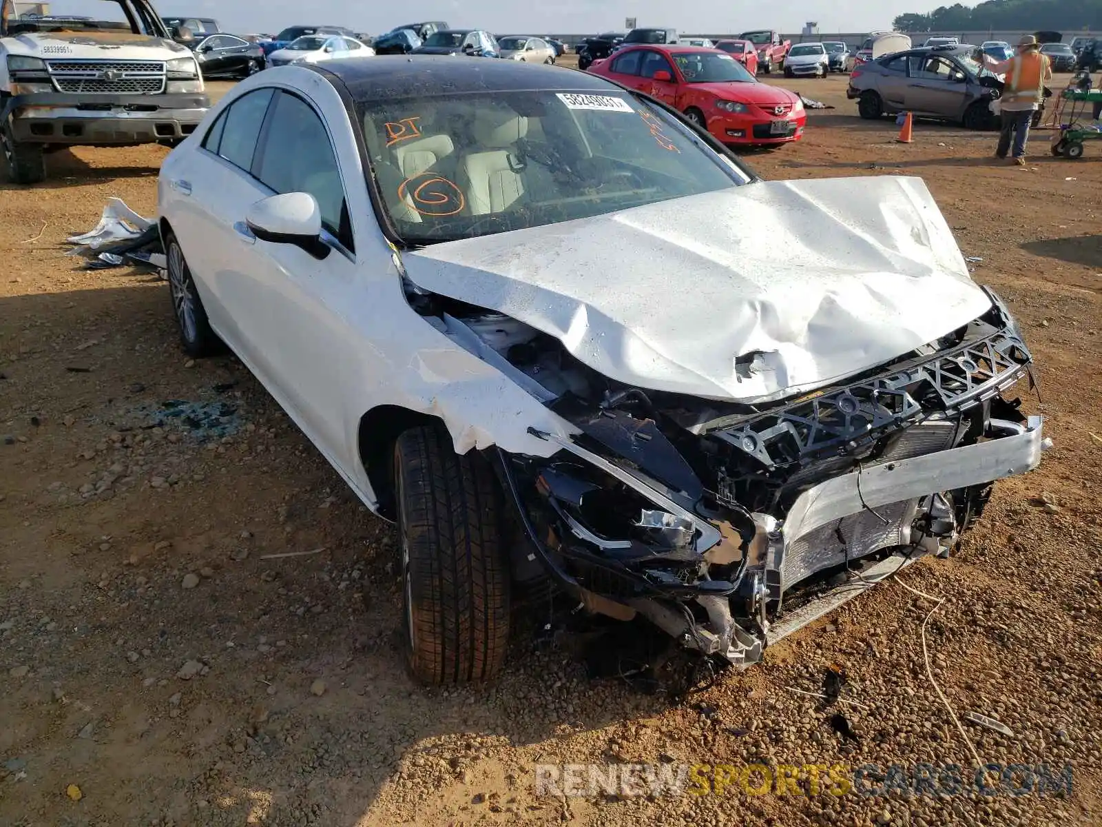 1 Photograph of a damaged car W1K5J4HB0MN205753 MERCEDES-BENZ CLA-CLASS 2021