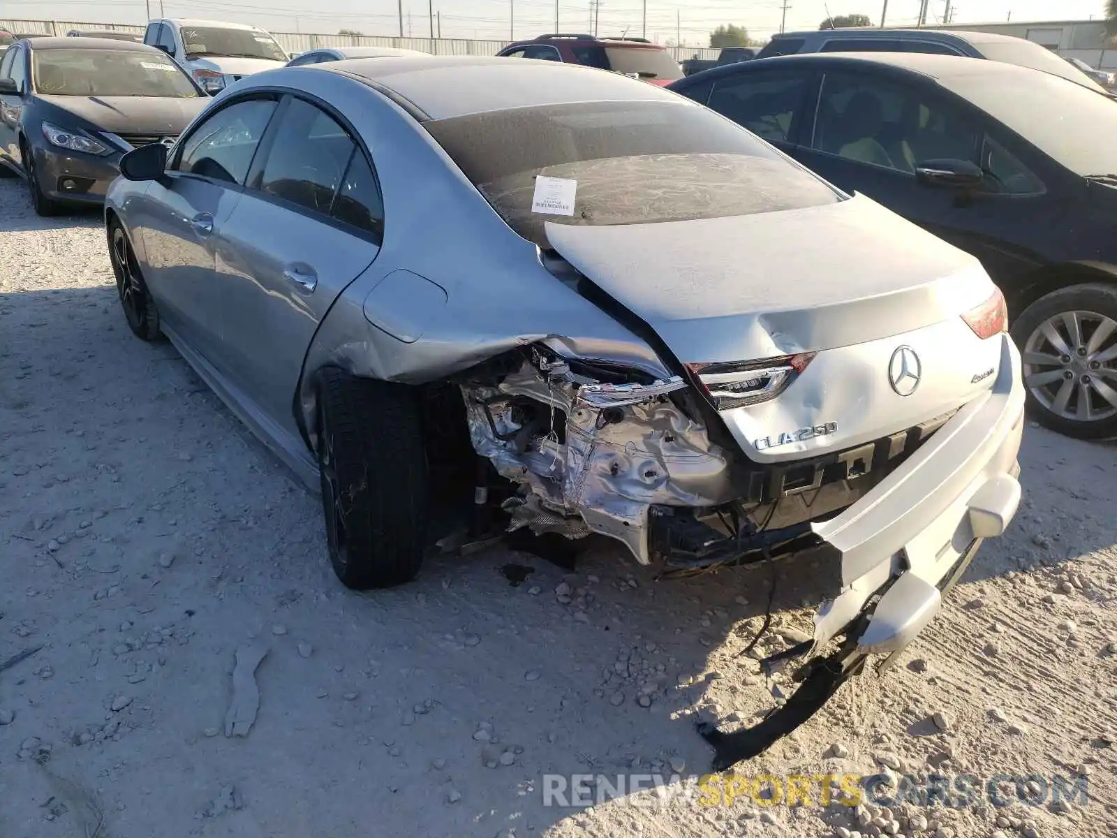 3 Photograph of a damaged car W1K5J4HB0MN212511 MERCEDES-BENZ CLA-CLASS 2021