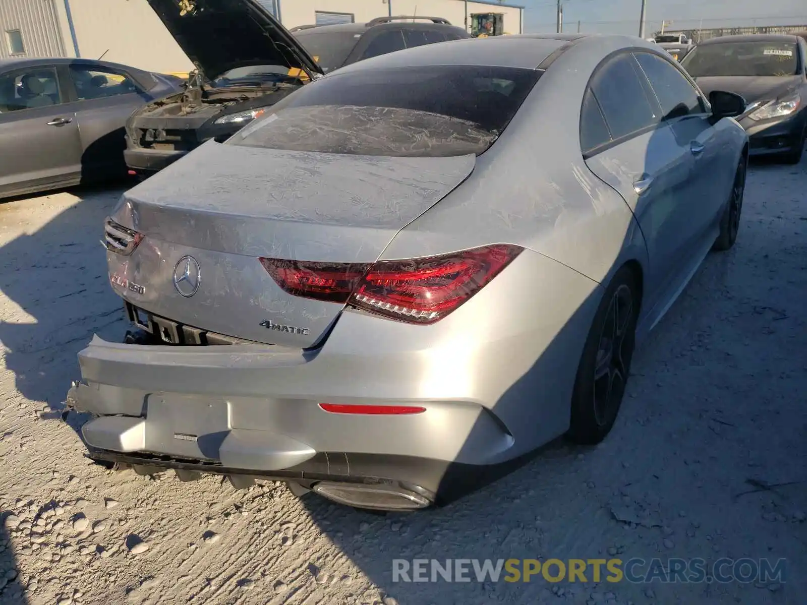 4 Photograph of a damaged car W1K5J4HB0MN212511 MERCEDES-BENZ CLA-CLASS 2021