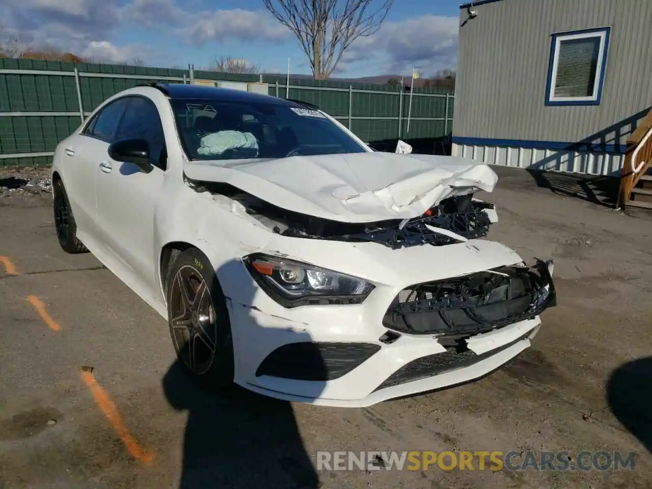 1 Photograph of a damaged car W1K5J4HB0MN216459 MERCEDES-BENZ CLA-CLASS 2021