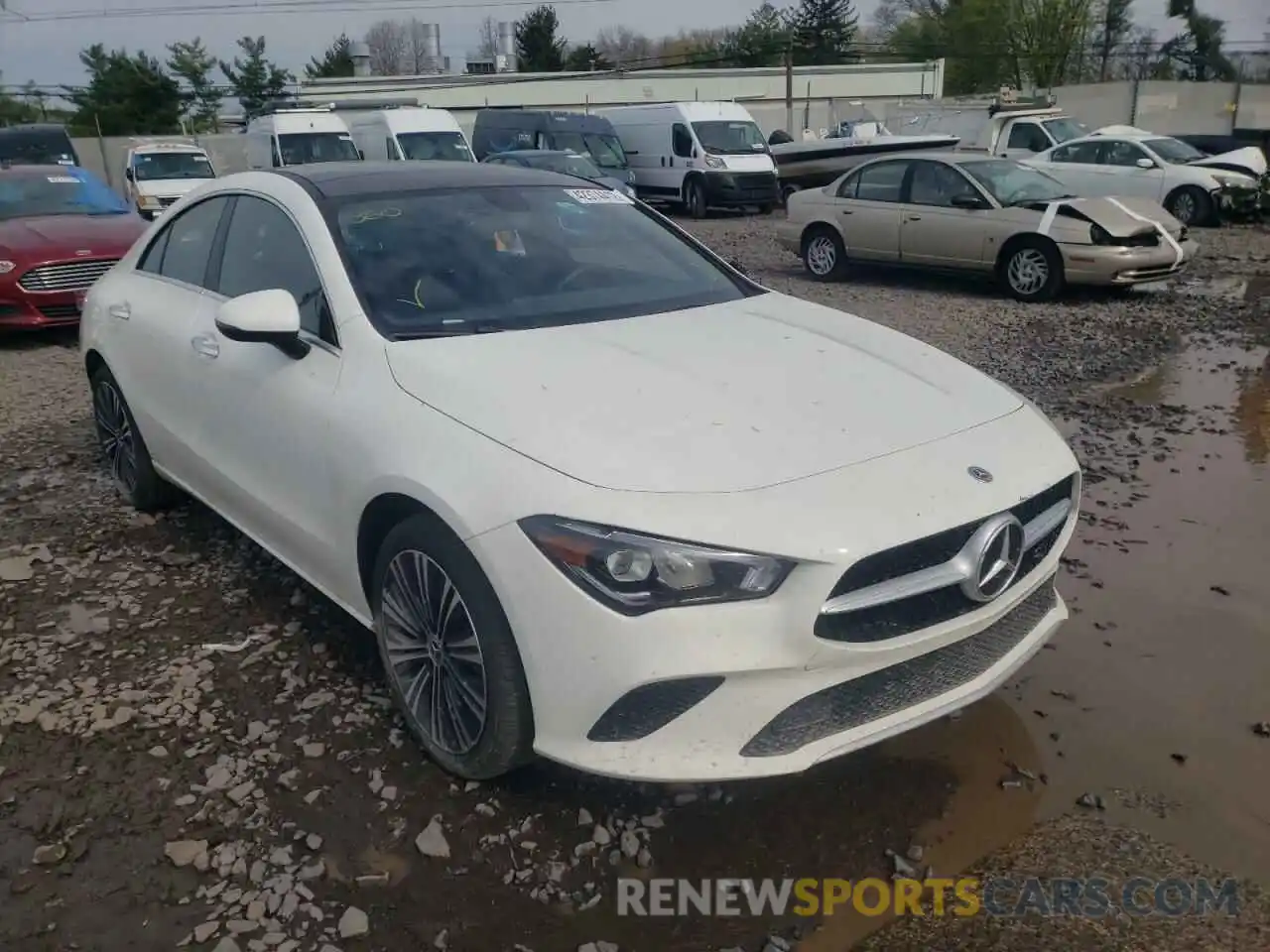 1 Photograph of a damaged car W1K5J4HB0MN224576 MERCEDES-BENZ CLA-CLASS 2021