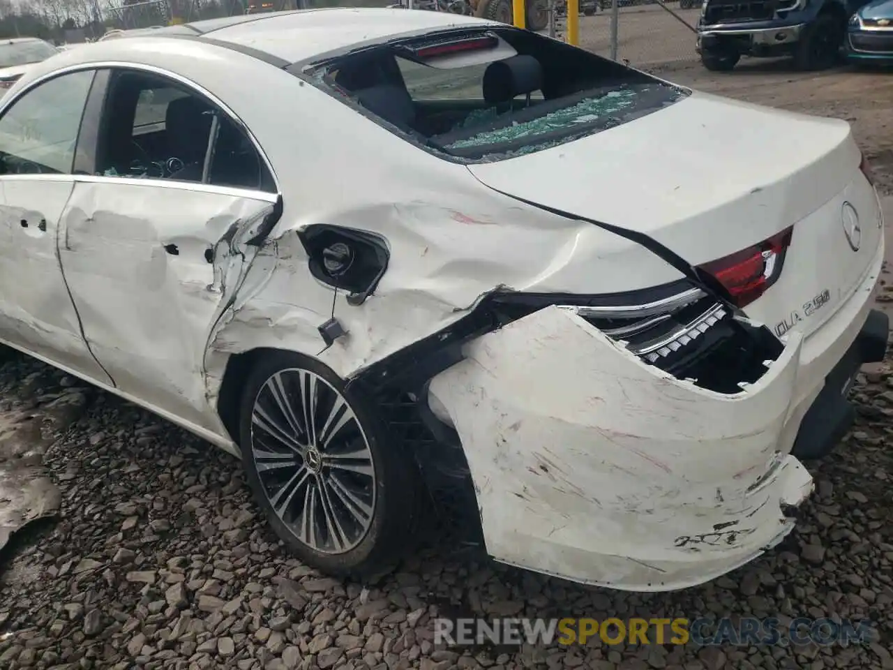 9 Photograph of a damaged car W1K5J4HB0MN224576 MERCEDES-BENZ CLA-CLASS 2021