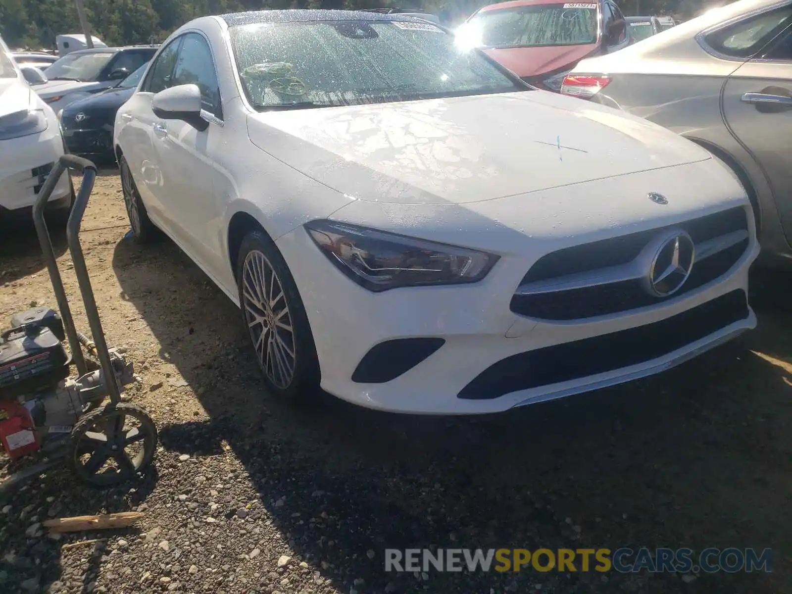 1 Photograph of a damaged car W1K5J4HB1MN158443 MERCEDES-BENZ CLA-CLASS 2021