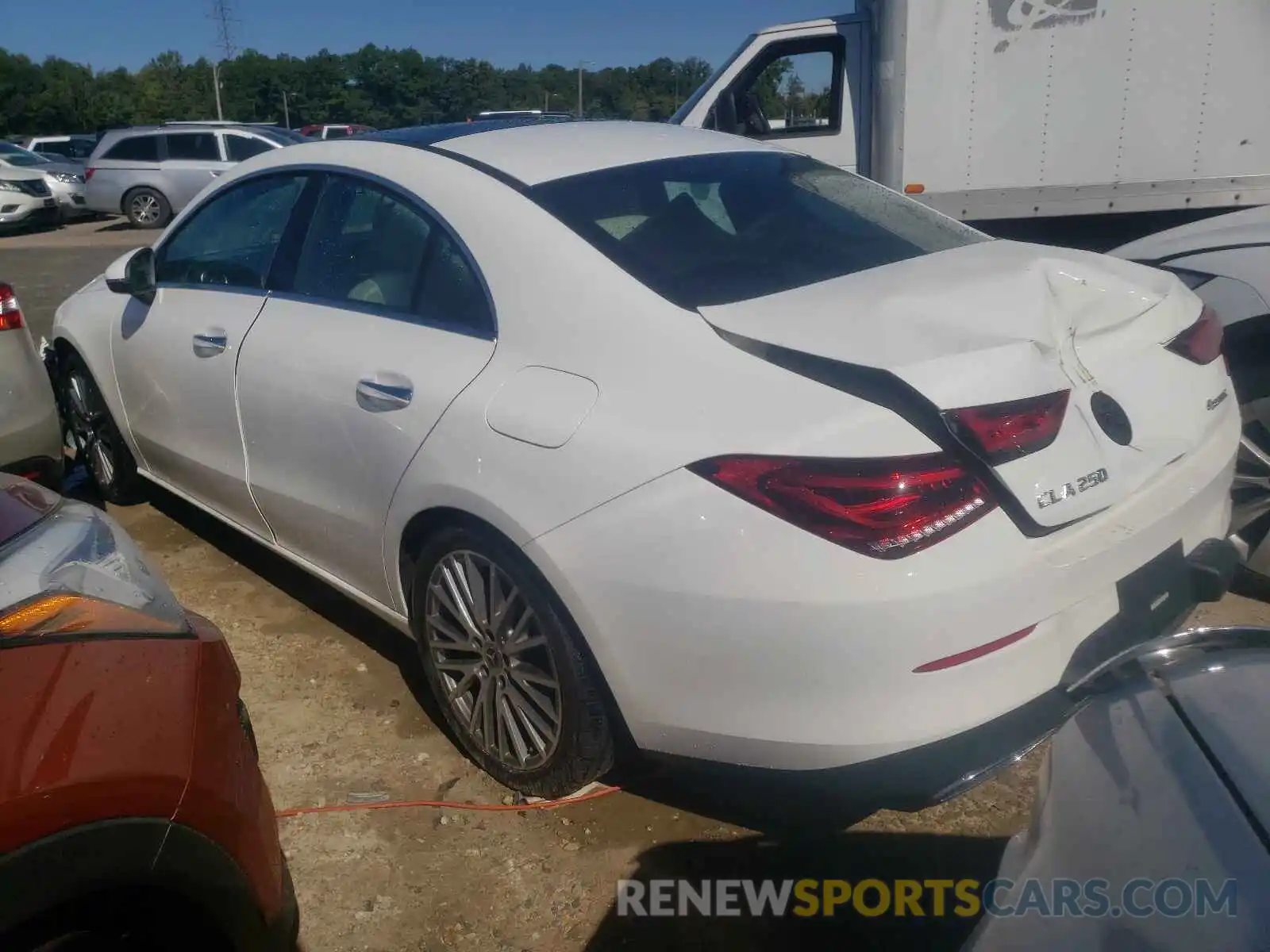 3 Photograph of a damaged car W1K5J4HB1MN158443 MERCEDES-BENZ CLA-CLASS 2021