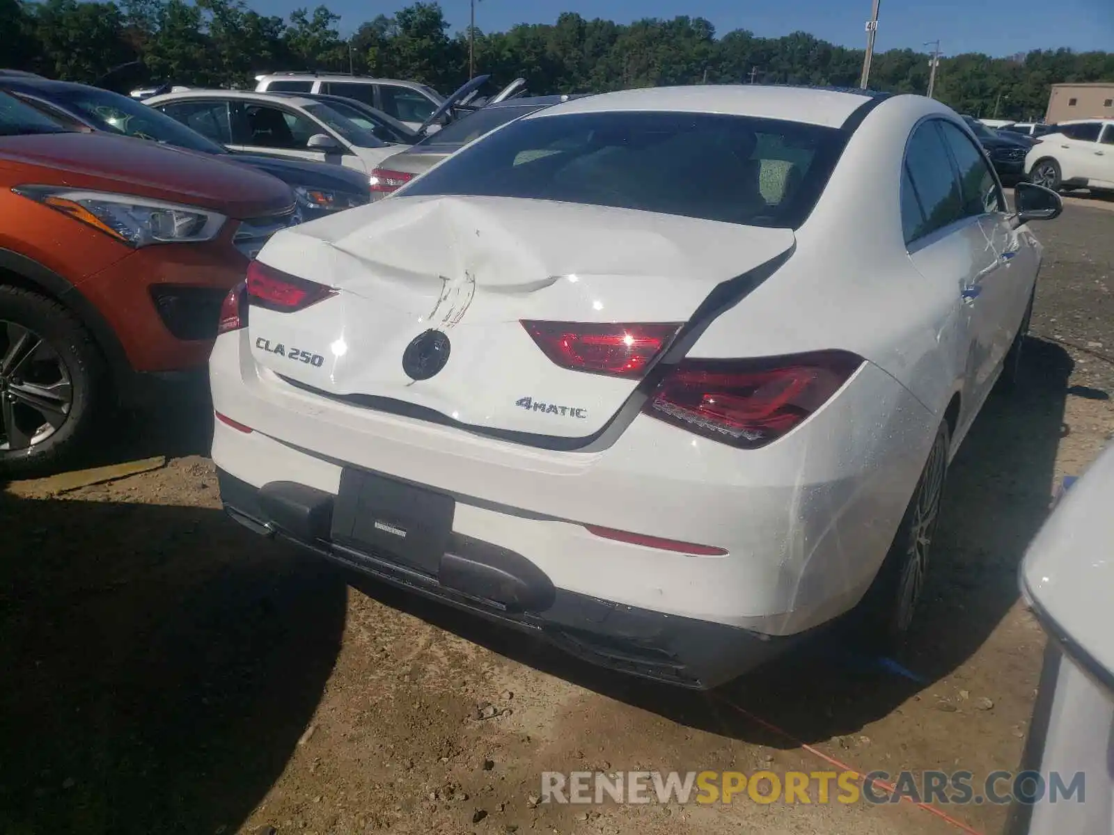 4 Photograph of a damaged car W1K5J4HB1MN158443 MERCEDES-BENZ CLA-CLASS 2021