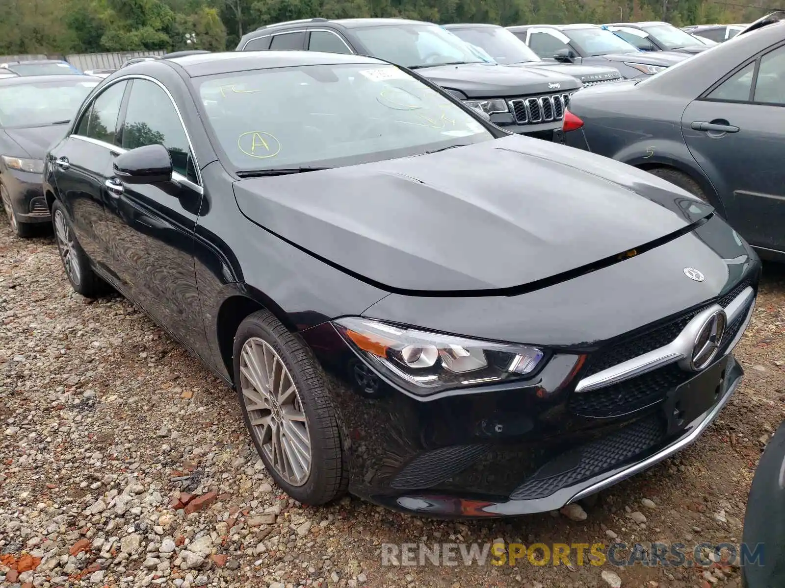 1 Photograph of a damaged car W1K5J4HB1MN191457 MERCEDES-BENZ CLA-CLASS 2021