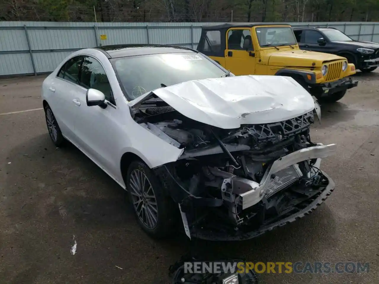 1 Photograph of a damaged car W1K5J4HB1MN204210 MERCEDES-BENZ CLA-CLASS 2021