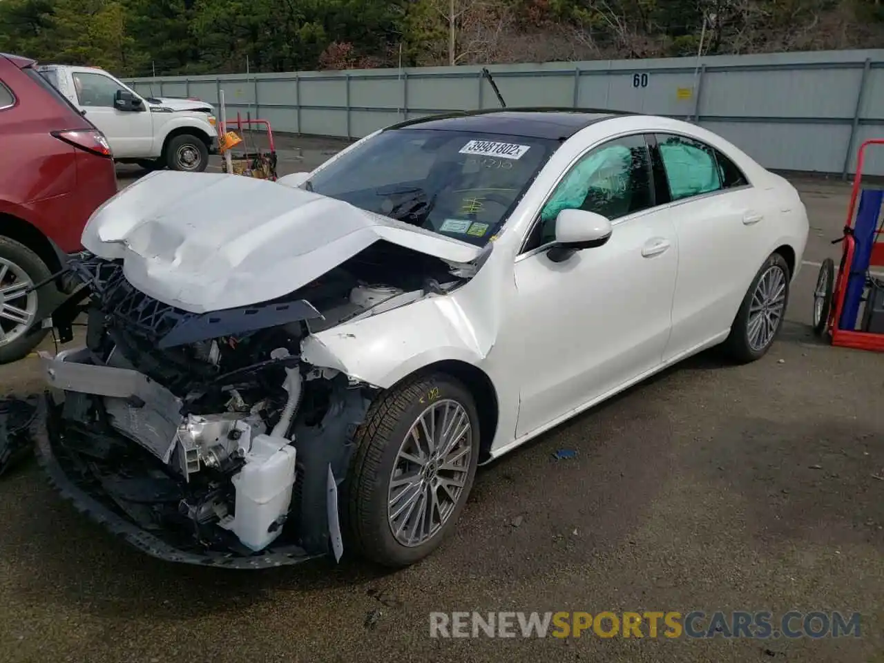 2 Photograph of a damaged car W1K5J4HB1MN204210 MERCEDES-BENZ CLA-CLASS 2021