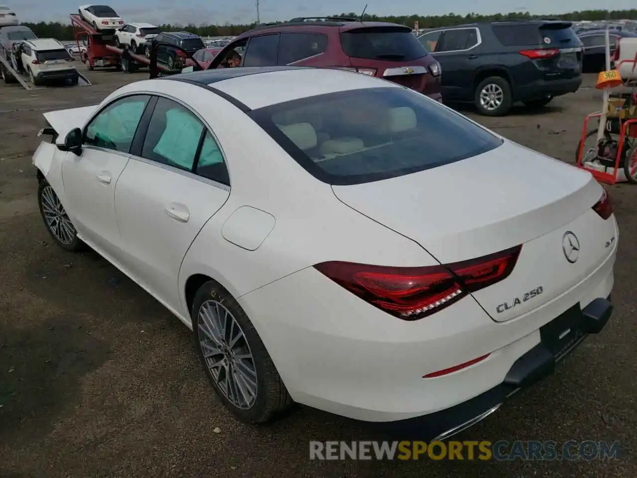 3 Photograph of a damaged car W1K5J4HB1MN204210 MERCEDES-BENZ CLA-CLASS 2021