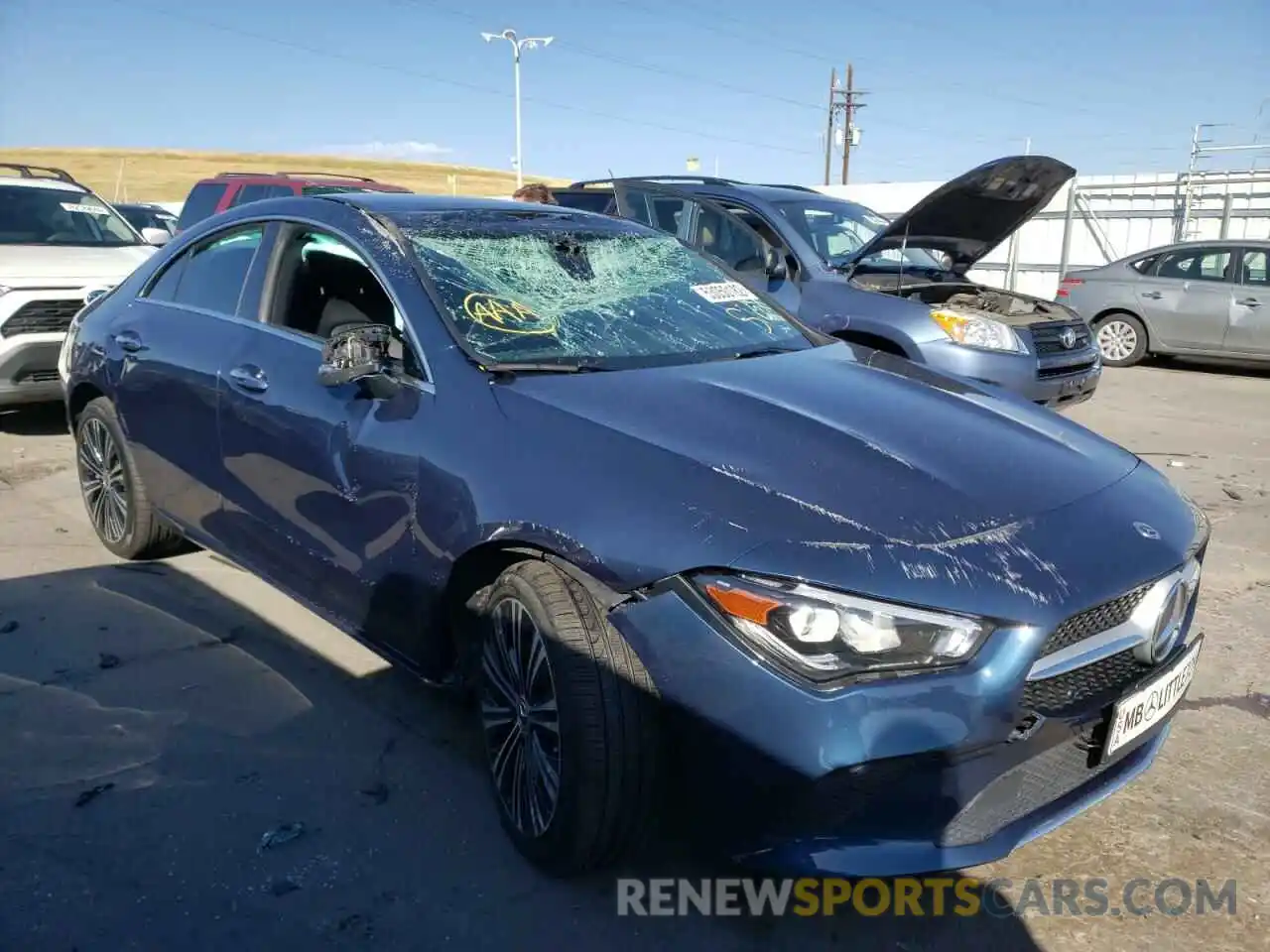 1 Photograph of a damaged car W1K5J4HB1MN213067 MERCEDES-BENZ CLA-CLASS 2021