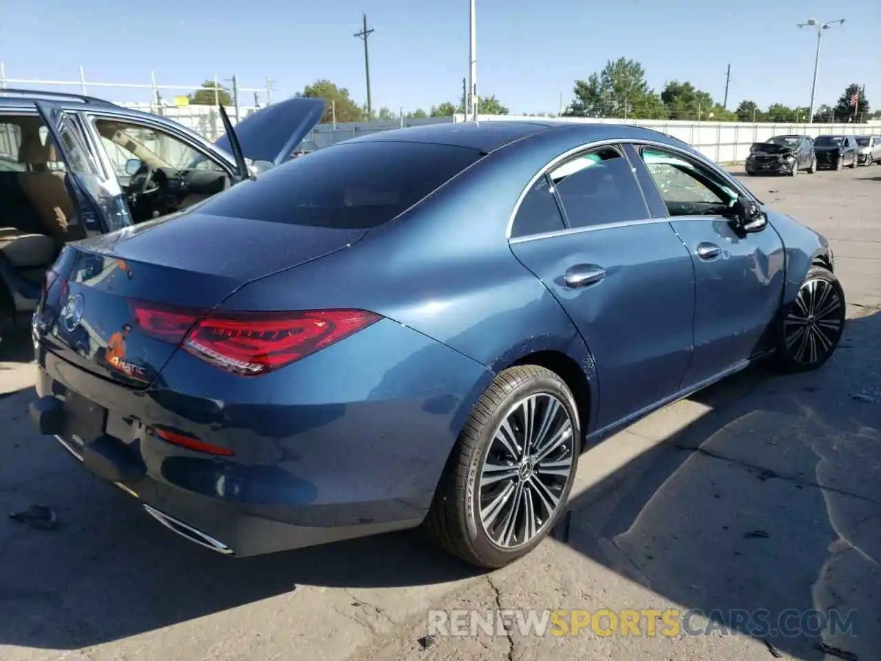 4 Photograph of a damaged car W1K5J4HB1MN213067 MERCEDES-BENZ CLA-CLASS 2021