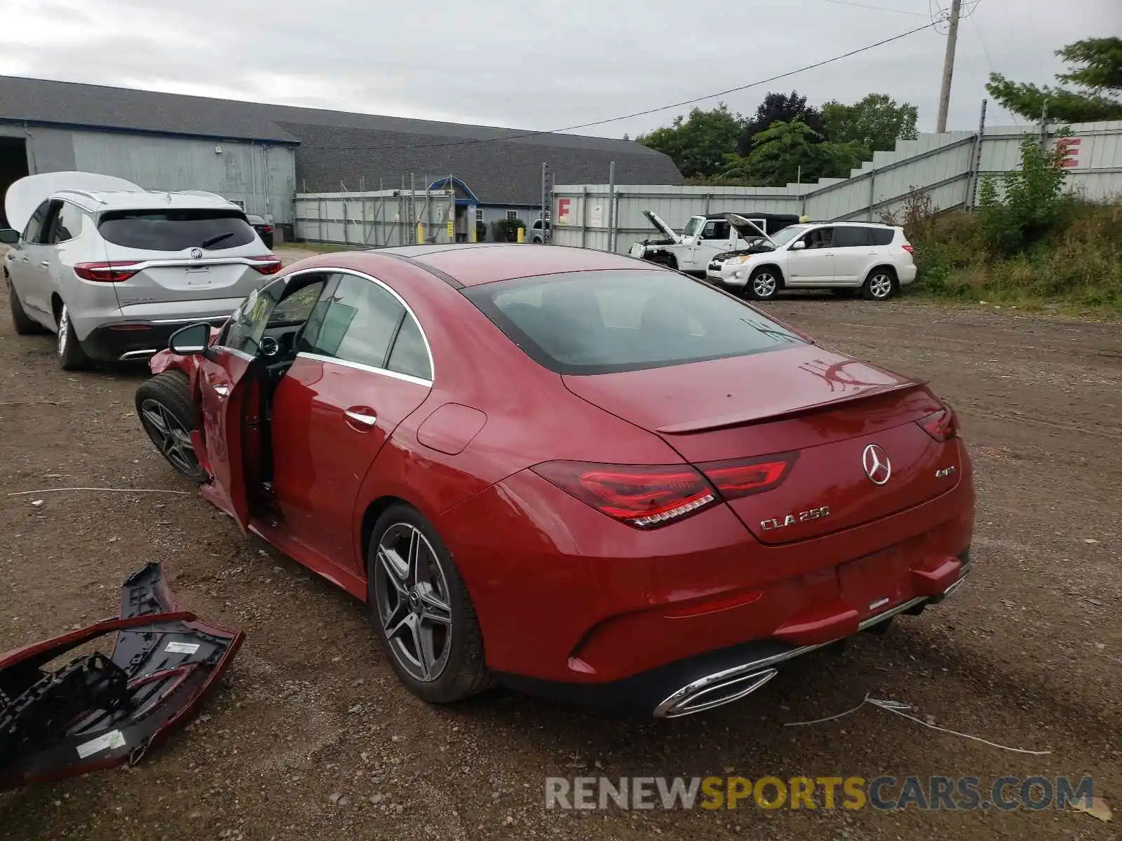 3 Photograph of a damaged car W1K5J4HB2MN176353 MERCEDES-BENZ CLA-CLASS 2021