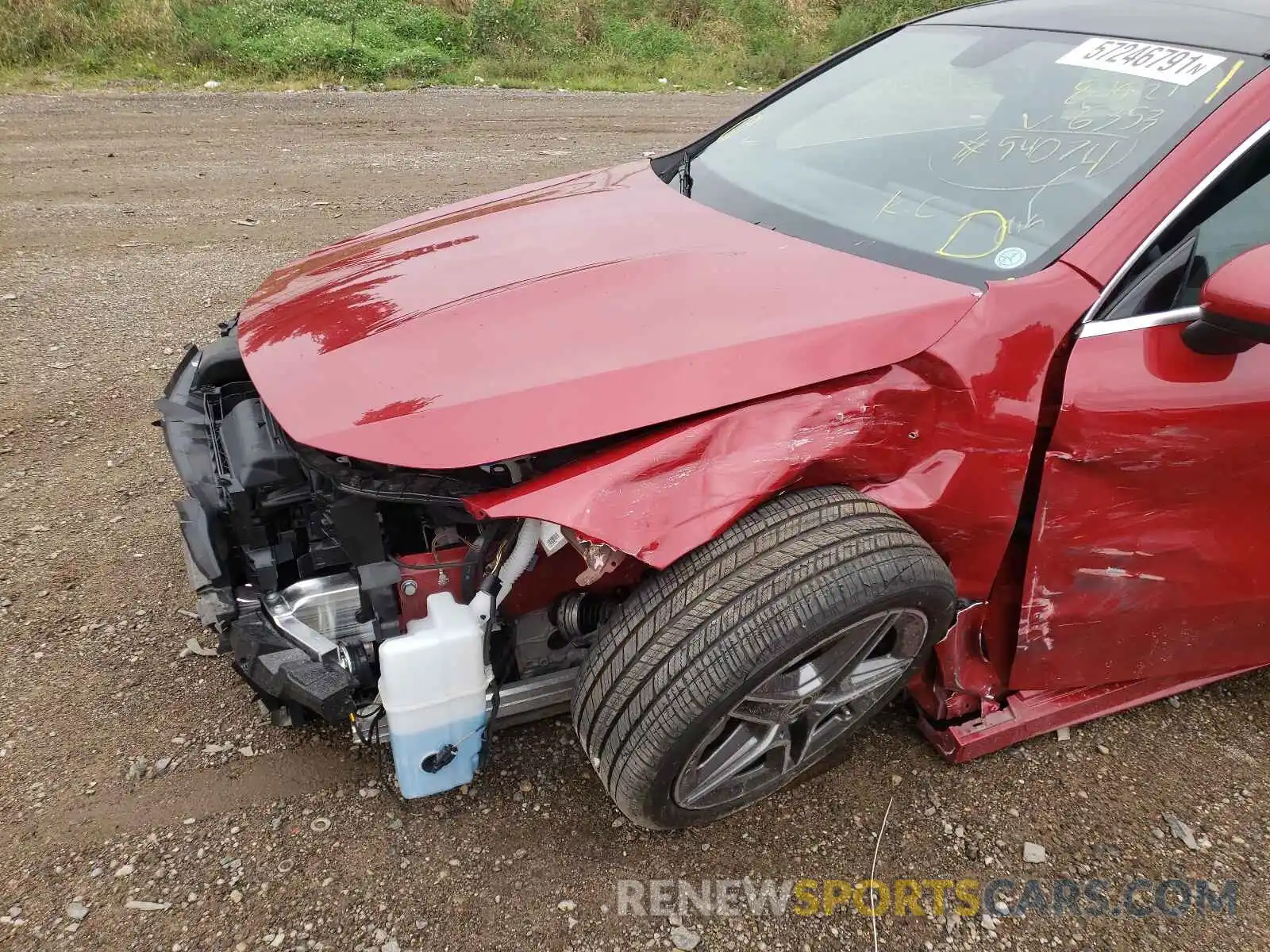 9 Photograph of a damaged car W1K5J4HB2MN176353 MERCEDES-BENZ CLA-CLASS 2021