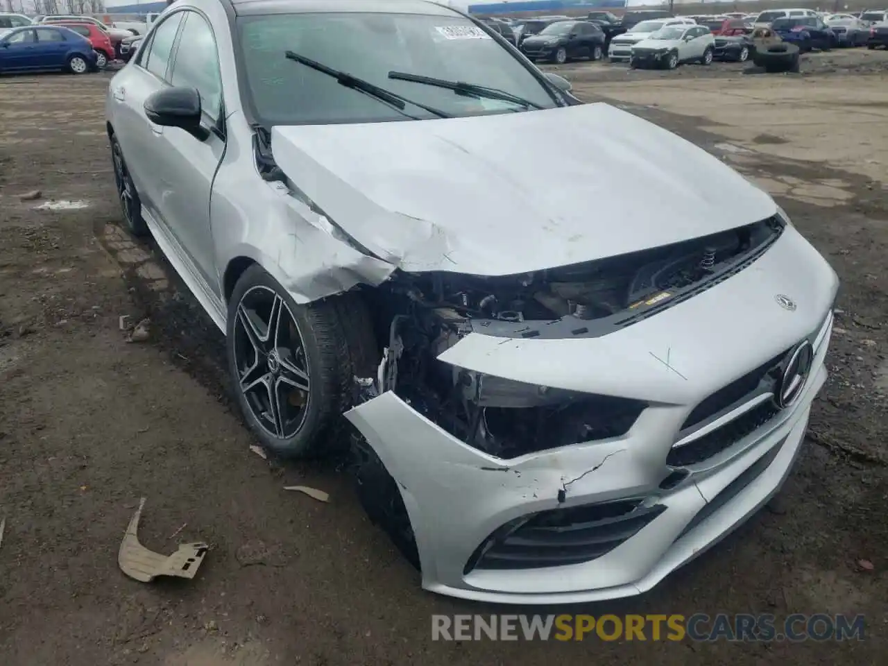 1 Photograph of a damaged car W1K5J4HB3MN148268 MERCEDES-BENZ CLA-CLASS 2021