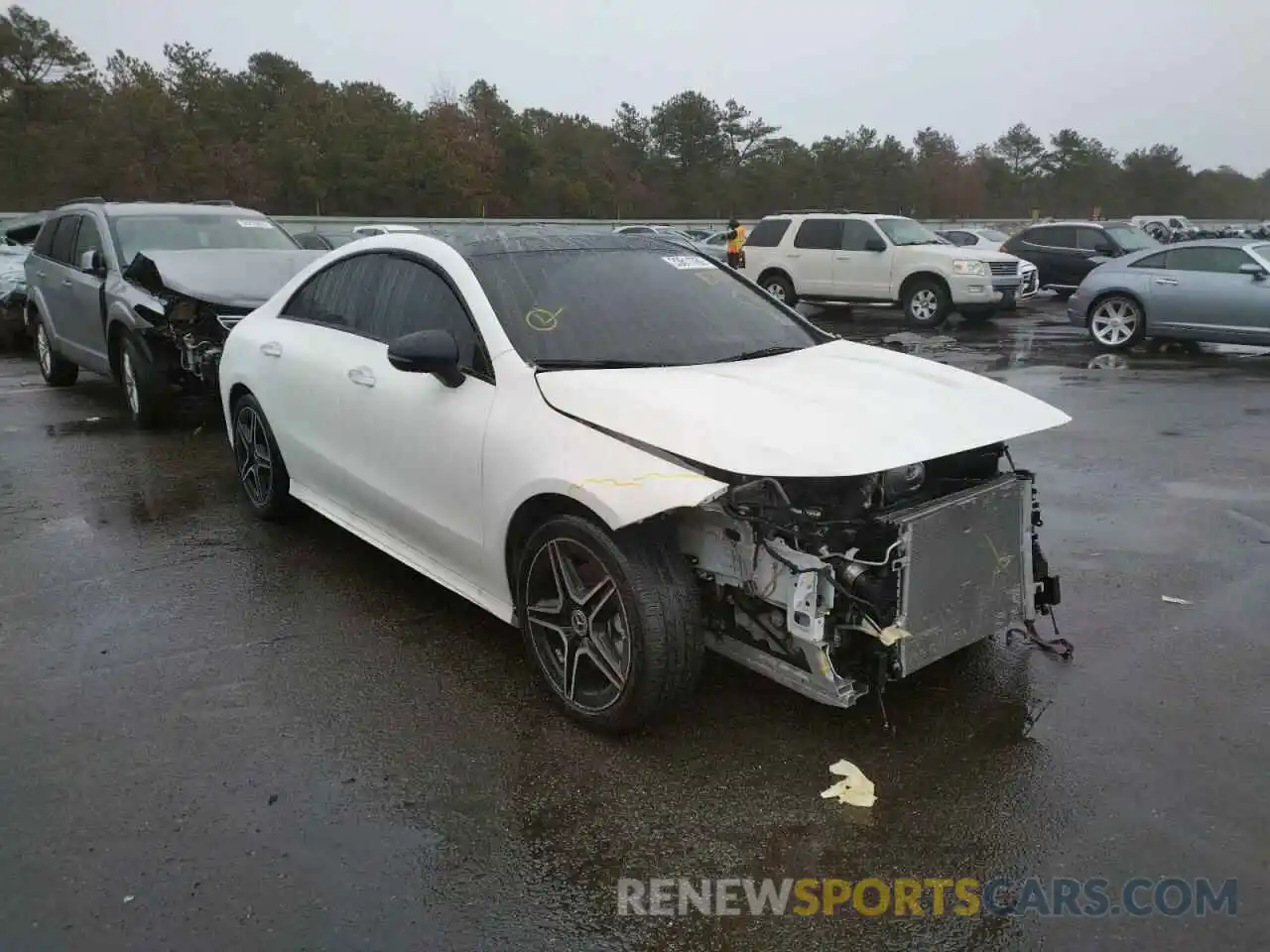 1 Photograph of a damaged car W1K5J4HB3MN157830 MERCEDES-BENZ CLA-CLASS 2021