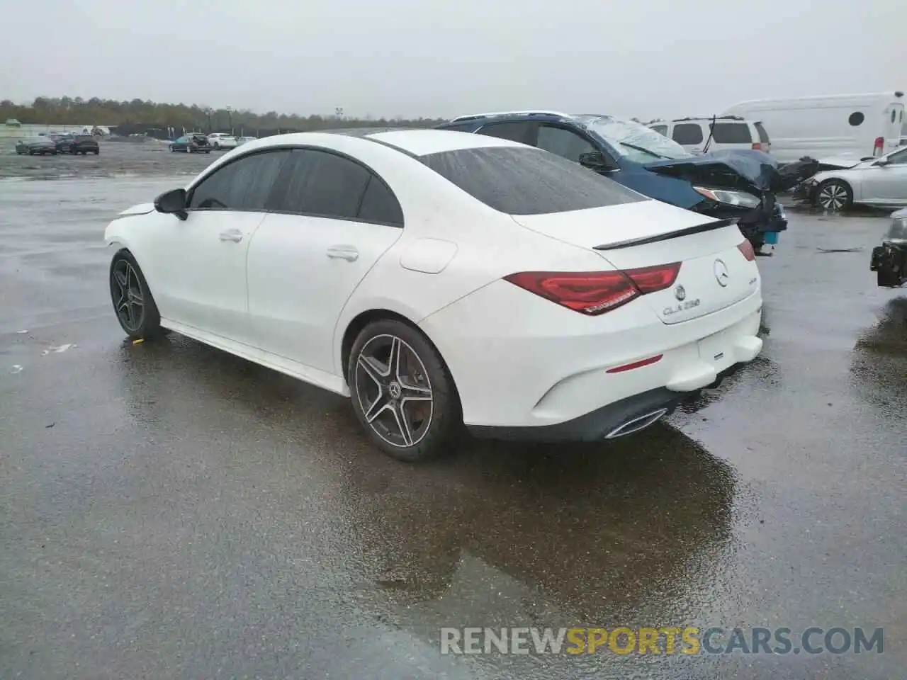 3 Photograph of a damaged car W1K5J4HB3MN157830 MERCEDES-BENZ CLA-CLASS 2021