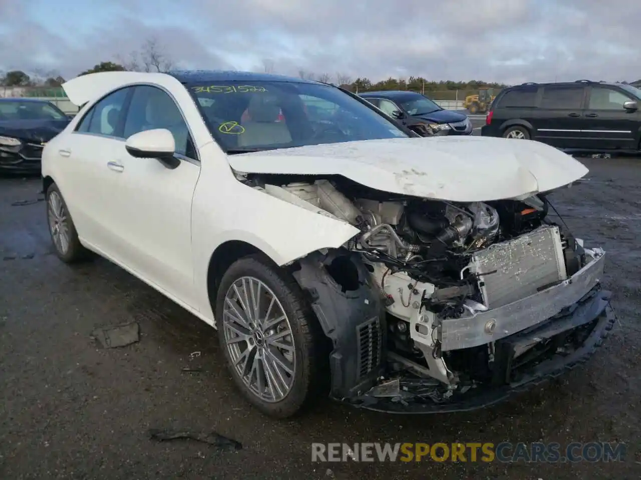 1 Photograph of a damaged car W1K5J4HB3MN187748 MERCEDES-BENZ CLA-CLASS 2021