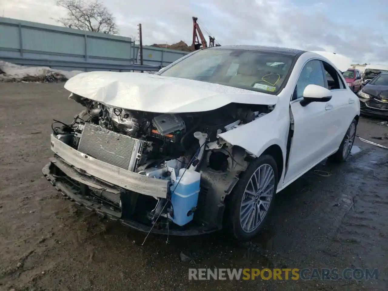 2 Photograph of a damaged car W1K5J4HB3MN187748 MERCEDES-BENZ CLA-CLASS 2021