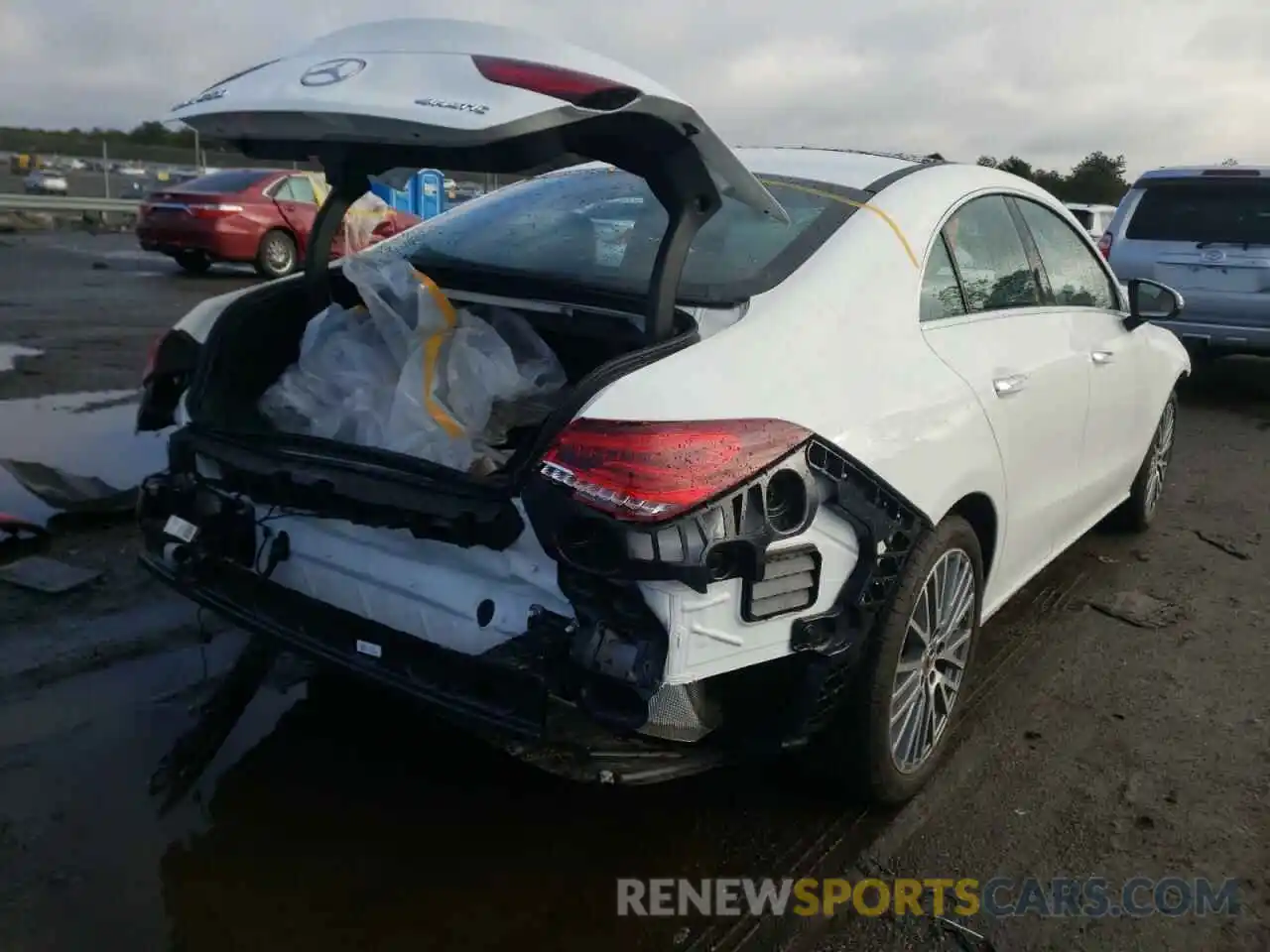 9 Photograph of a damaged car W1K5J4HB3MN187748 MERCEDES-BENZ CLA-CLASS 2021