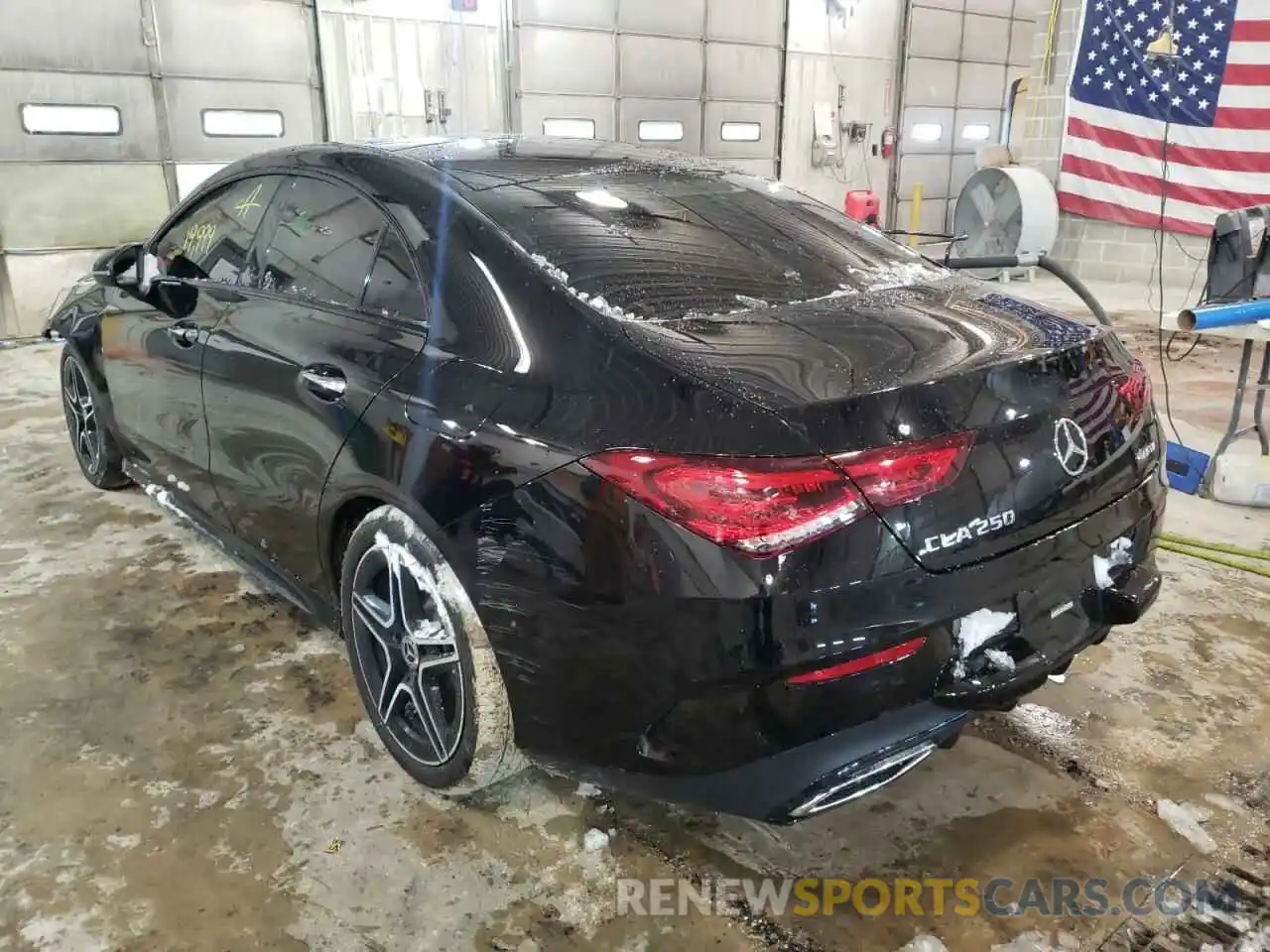 3 Photograph of a damaged car W1K5J4HB4MN189816 MERCEDES-BENZ CLA-CLASS 2021