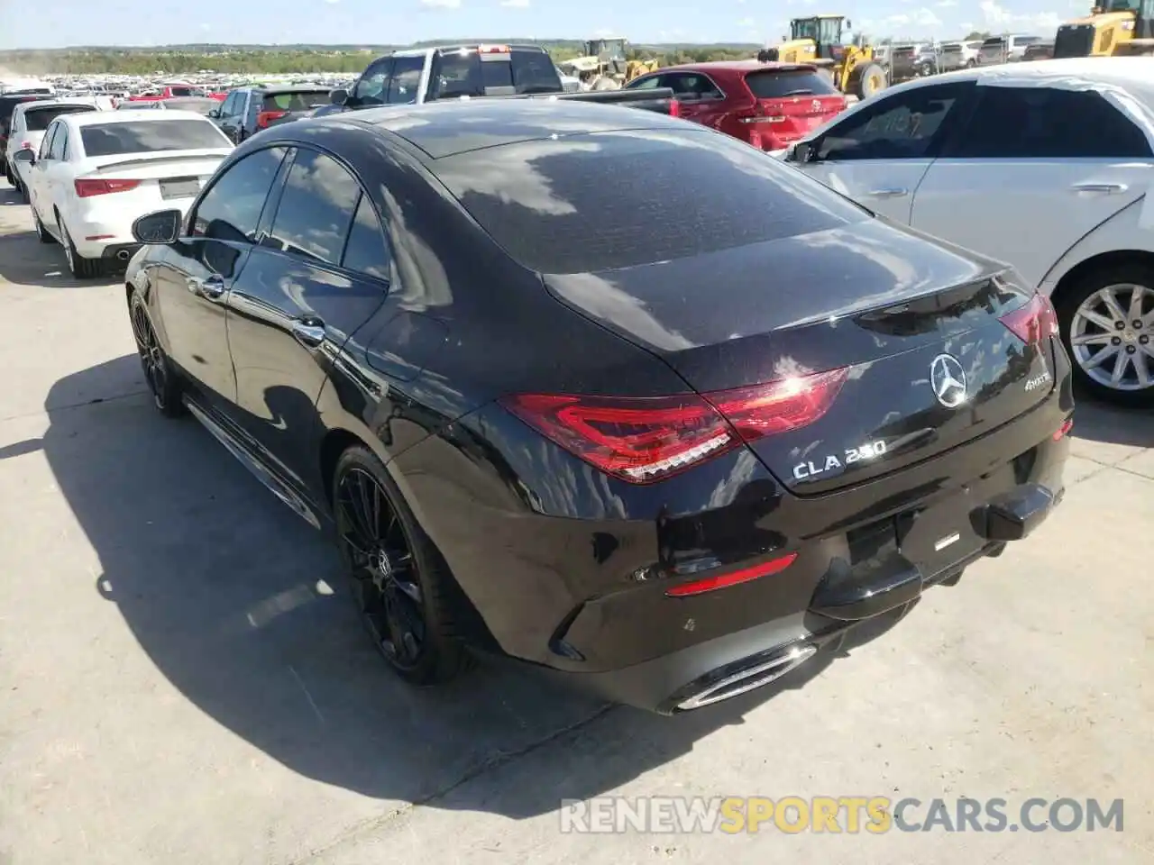 3 Photograph of a damaged car W1K5J4HB4MN198693 MERCEDES-BENZ CLA-CLASS 2021