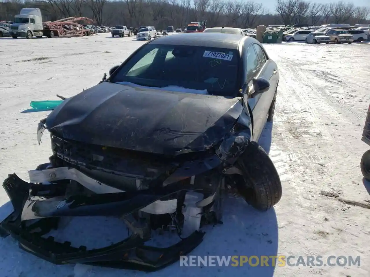 2 Photograph of a damaged car W1K5J4HB5MN166402 MERCEDES-BENZ CLA-CLASS 2021