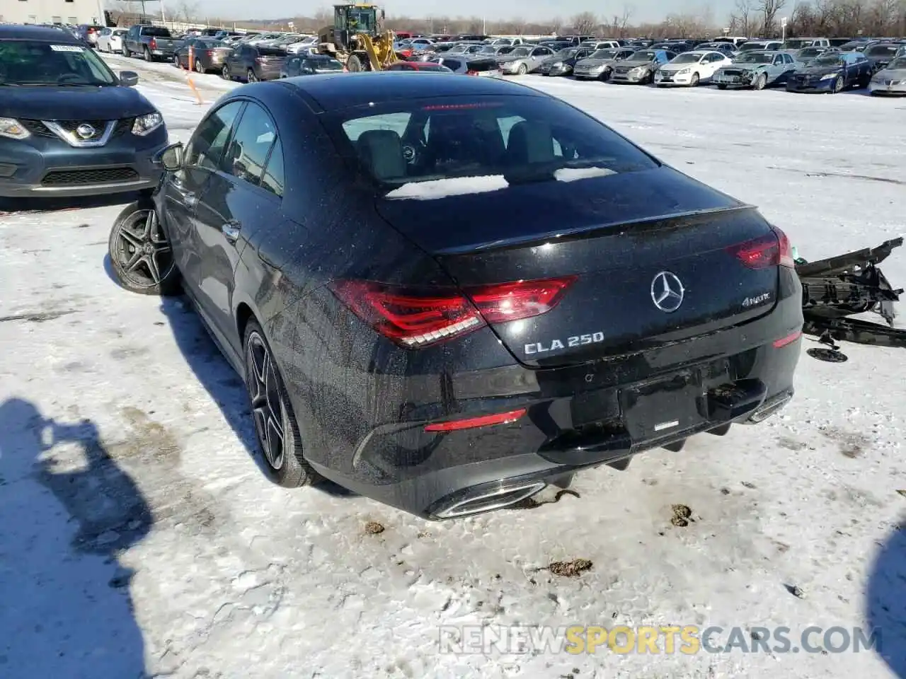 3 Photograph of a damaged car W1K5J4HB5MN166402 MERCEDES-BENZ CLA-CLASS 2021