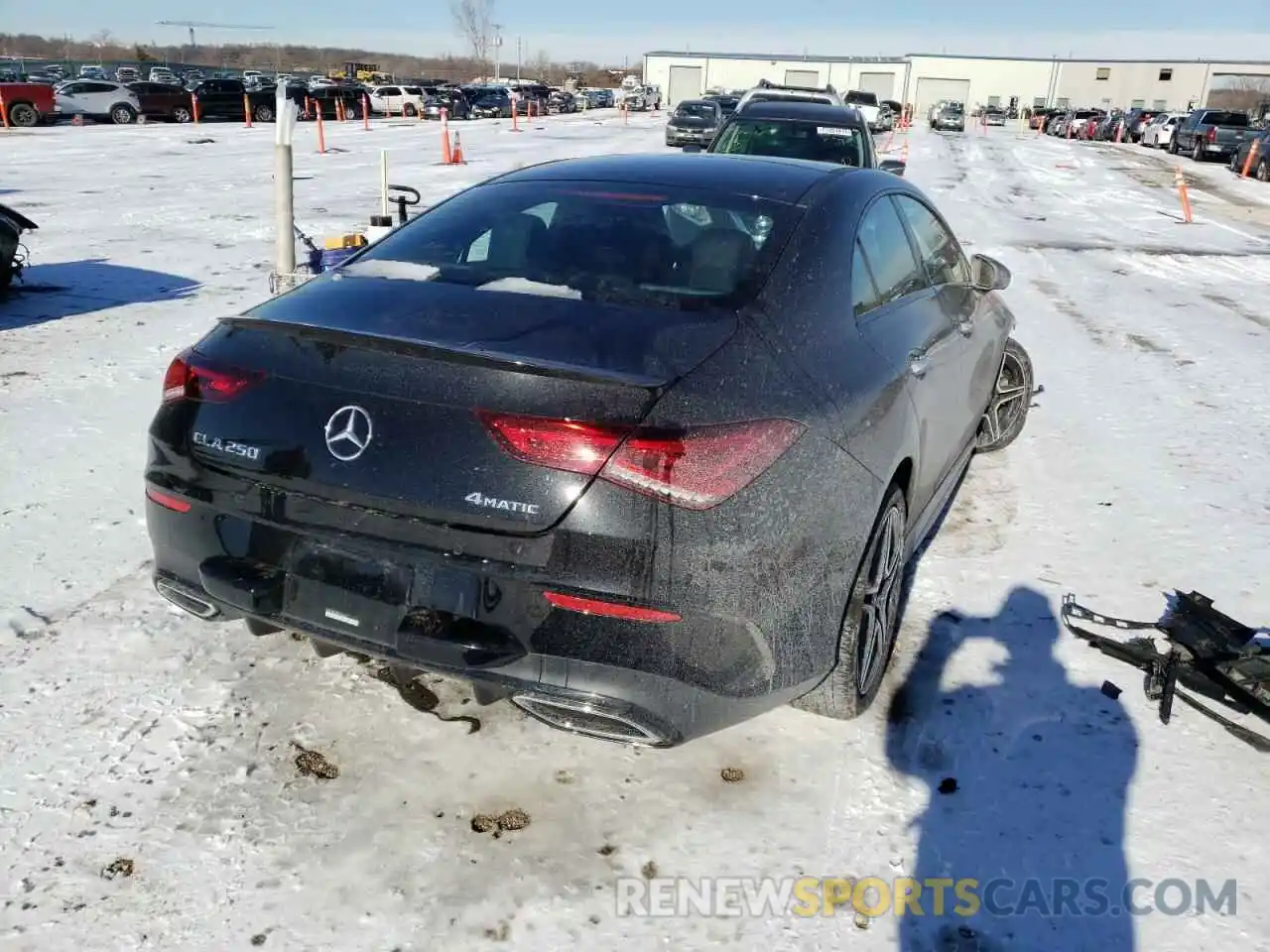 4 Photograph of a damaged car W1K5J4HB5MN166402 MERCEDES-BENZ CLA-CLASS 2021