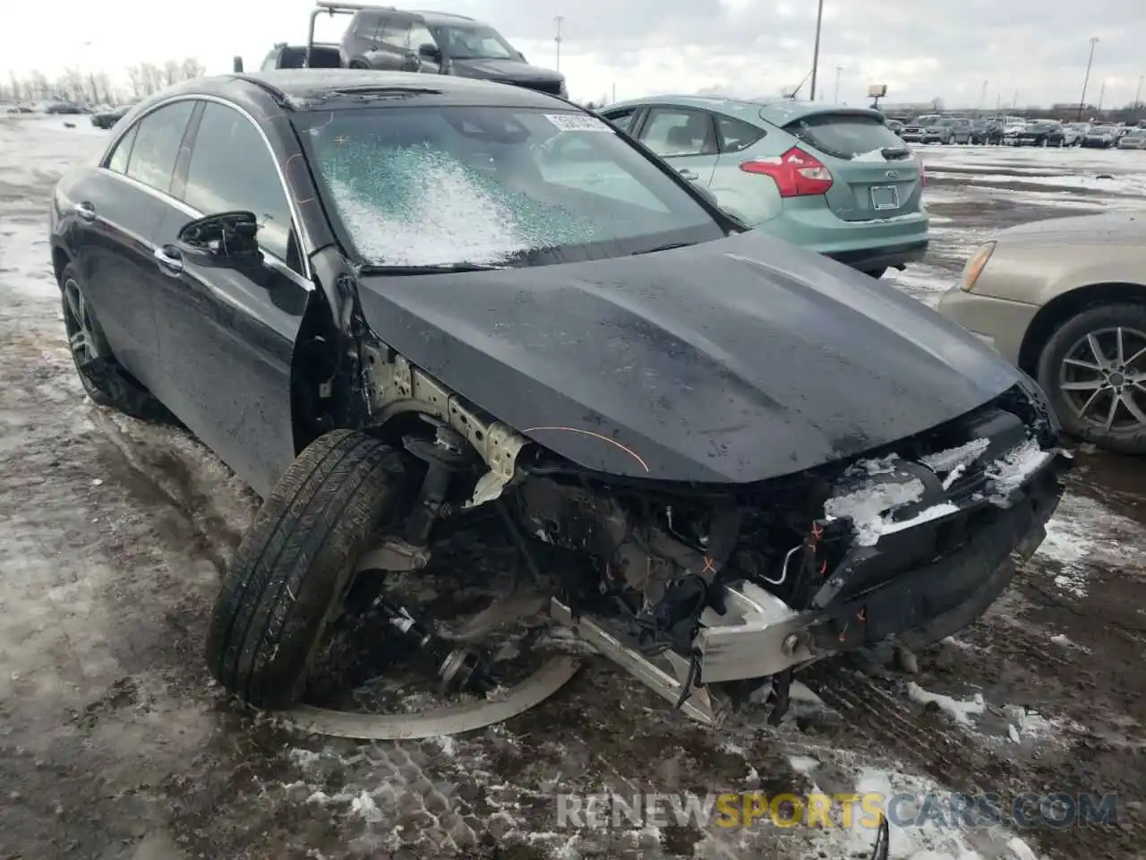 1 Photograph of a damaged car W1K5J4HB6MN199425 MERCEDES-BENZ CLA-CLASS 2021