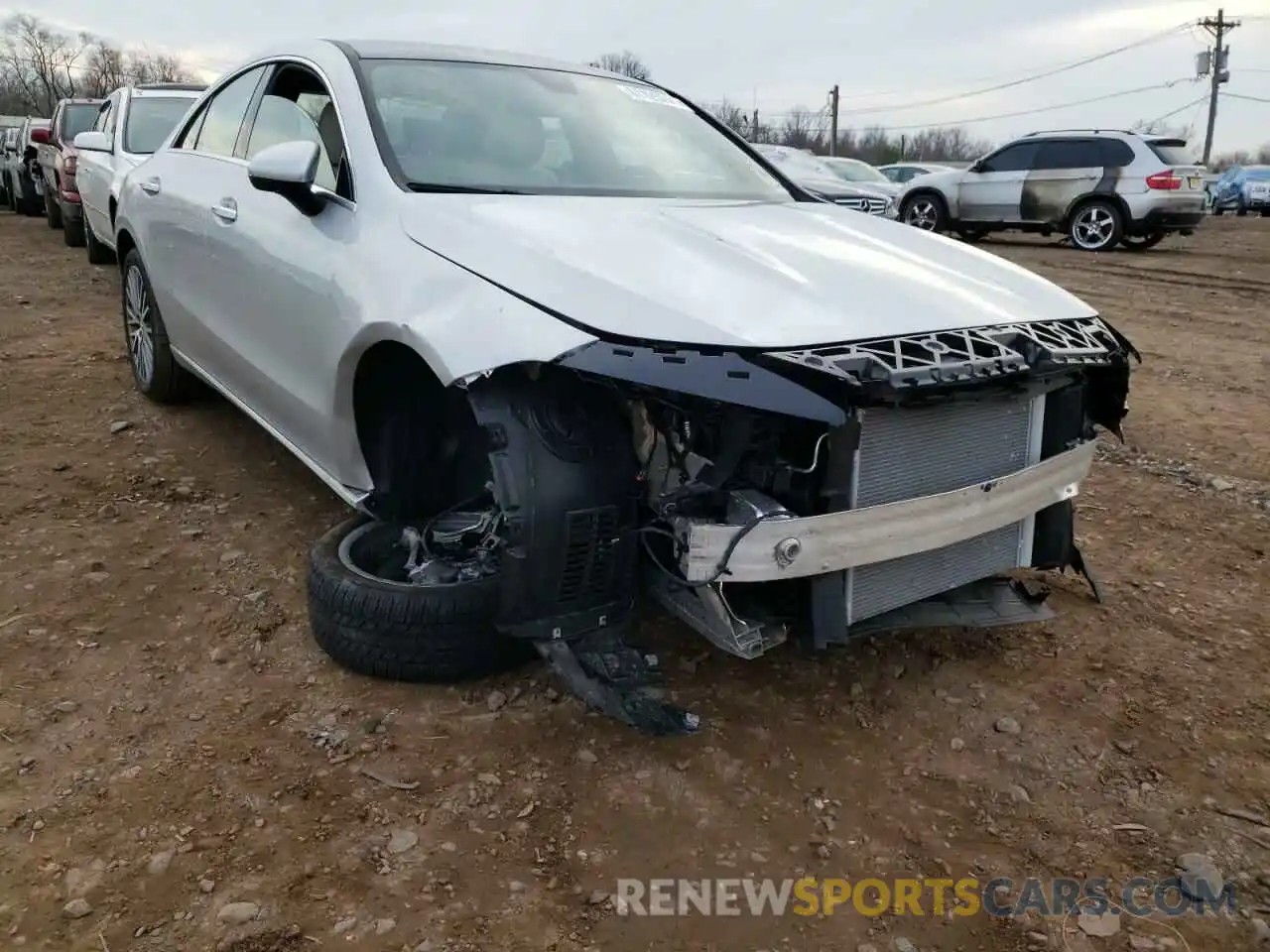 1 Photograph of a damaged car W1K5J4HB6MN218071 MERCEDES-BENZ CLA-CLASS 2021