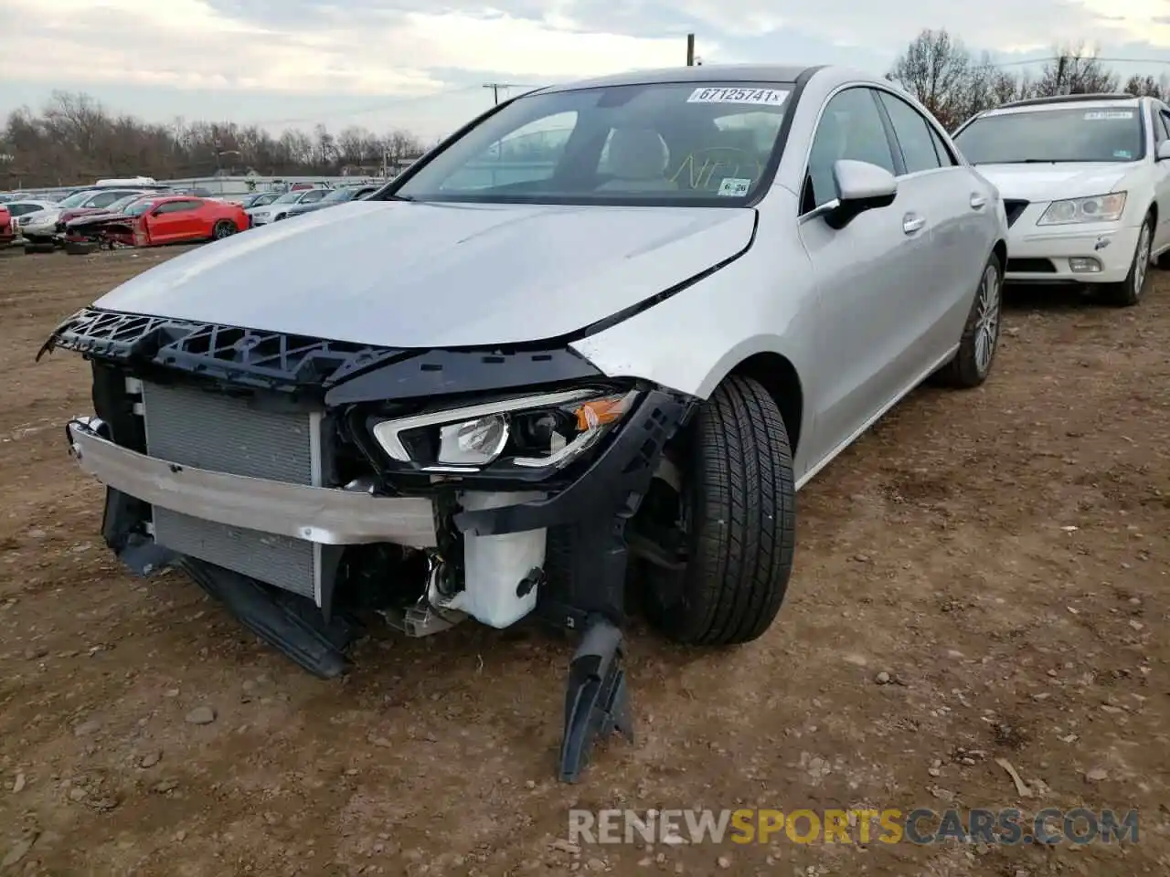 2 Photograph of a damaged car W1K5J4HB6MN218071 MERCEDES-BENZ CLA-CLASS 2021