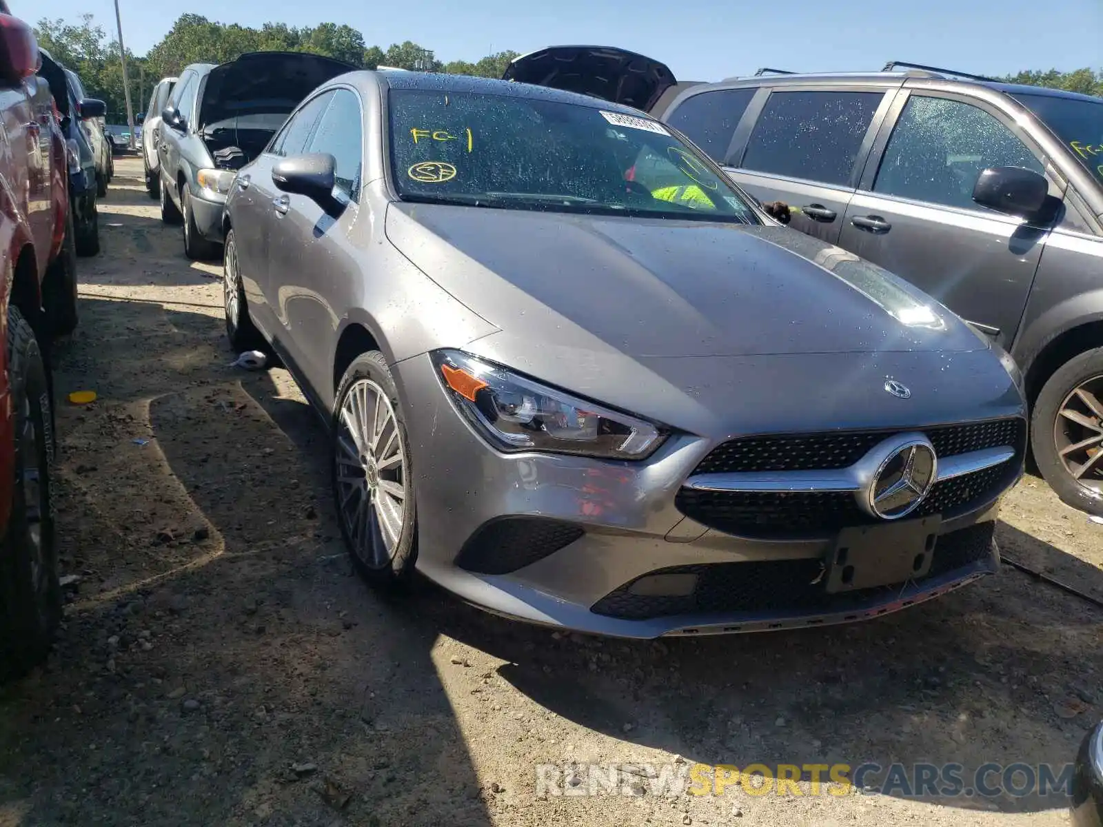 1 Photograph of a damaged car W1K5J4HB7MN208908 MERCEDES-BENZ CLA-CLASS 2021