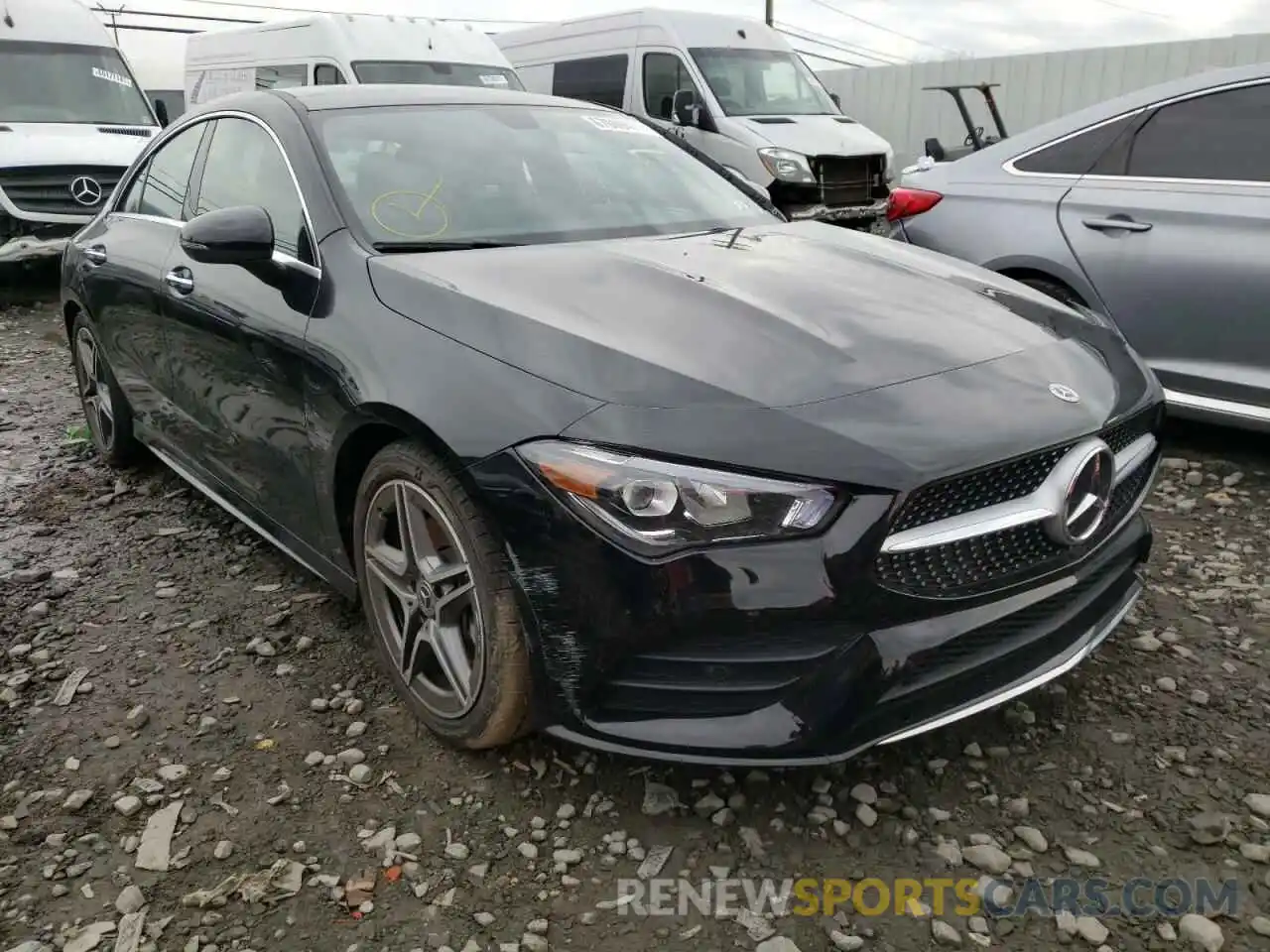 1 Photograph of a damaged car W1K5J4HB9MN189200 MERCEDES-BENZ CLA-CLASS 2021