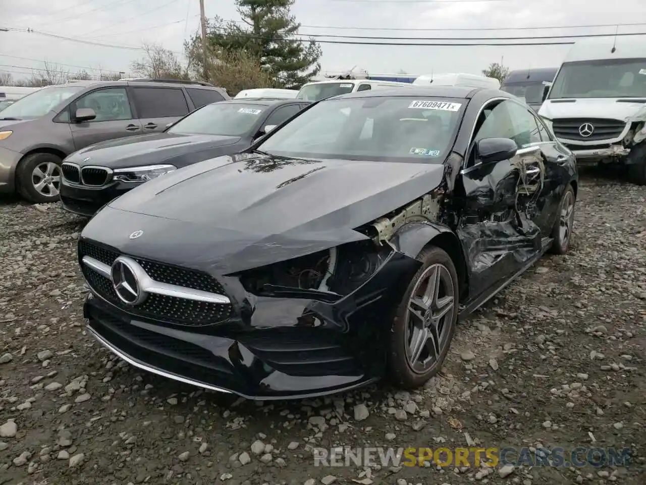 2 Photograph of a damaged car W1K5J4HB9MN189200 MERCEDES-BENZ CLA-CLASS 2021