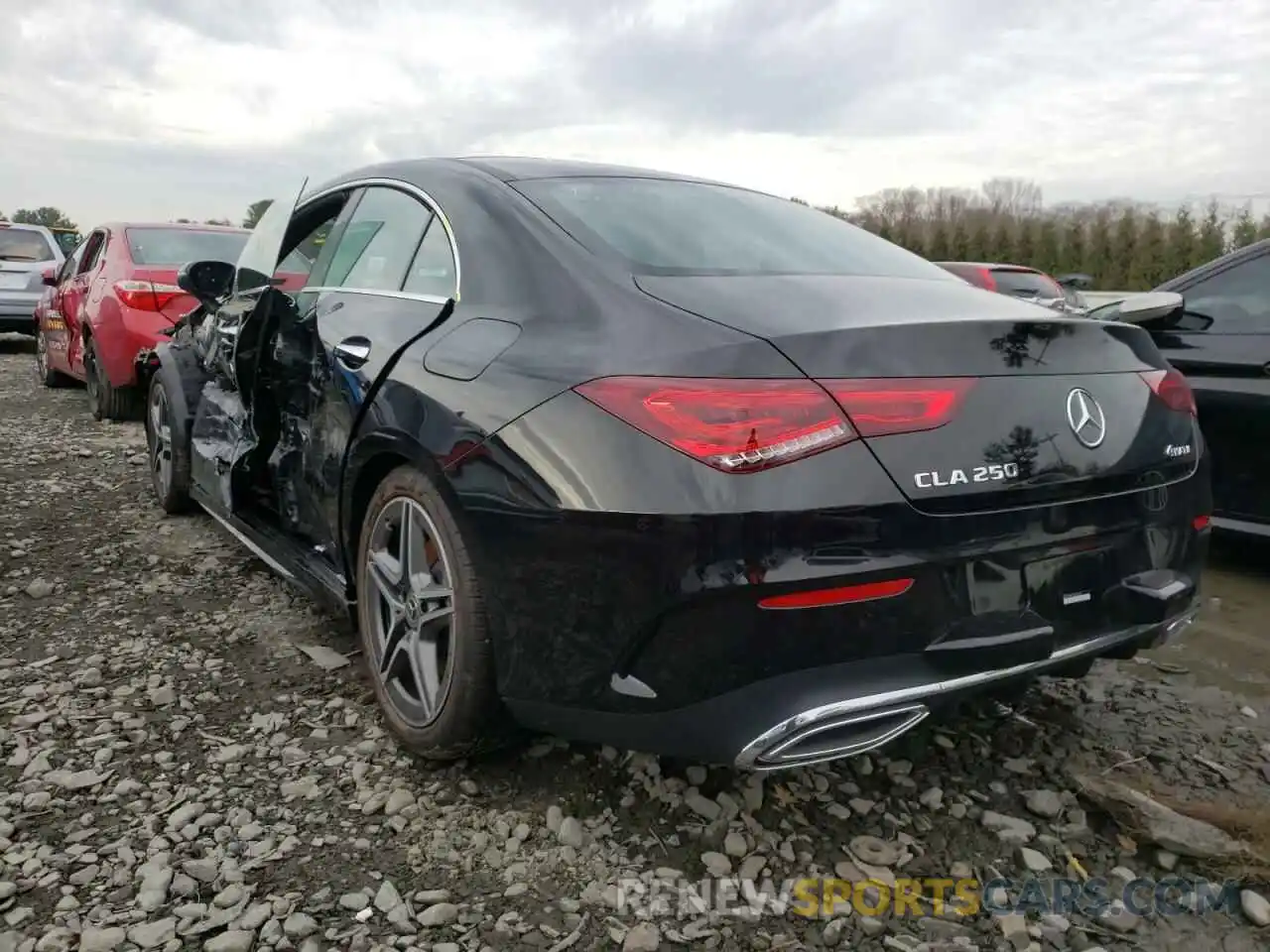 3 Photograph of a damaged car W1K5J4HB9MN189200 MERCEDES-BENZ CLA-CLASS 2021