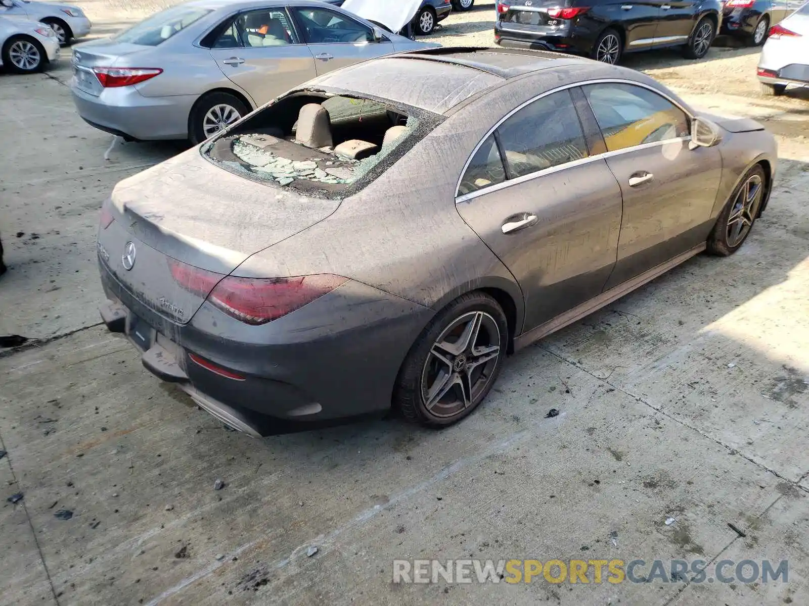 4 Photograph of a damaged car W1K5J4HB9MN204083 MERCEDES-BENZ CLA-CLASS 2021