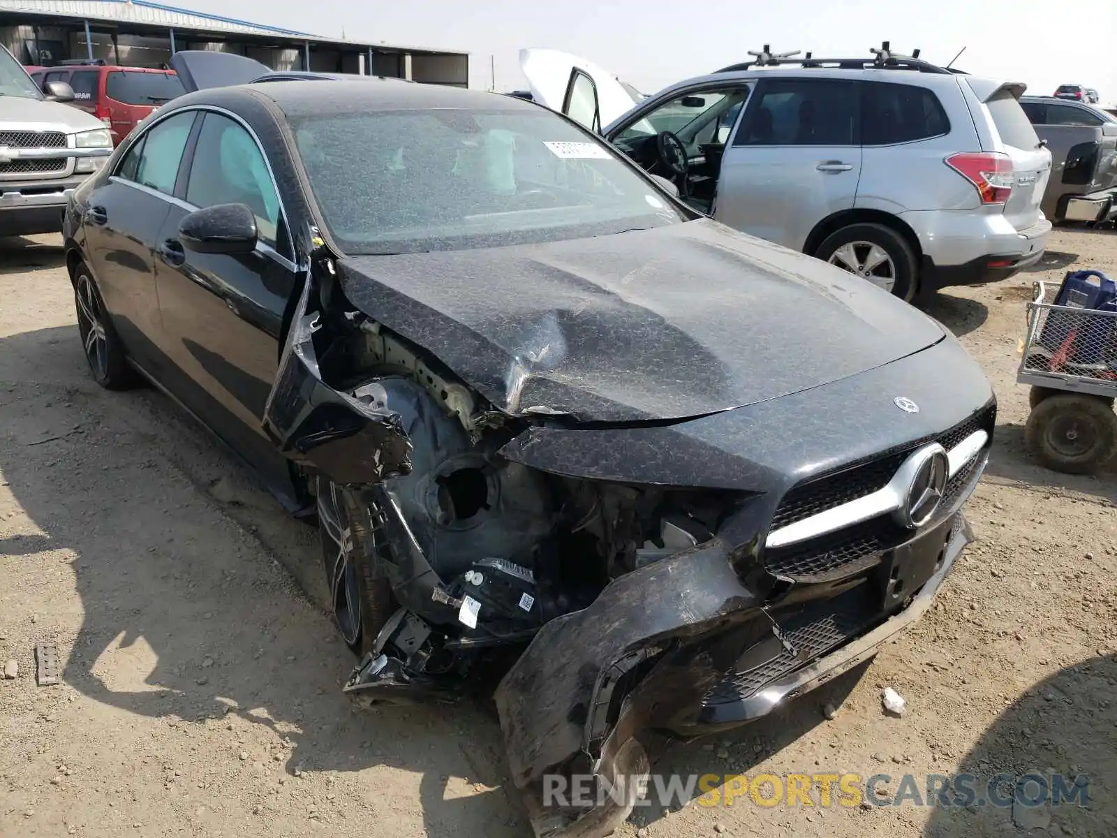 1 Photograph of a damaged car W1K5J4HBXMN149000 MERCEDES-BENZ CLA-CLASS 2021