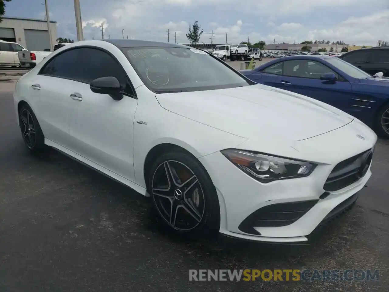 1 Photograph of a damaged car W1K5J5BB0MN180626 MERCEDES-BENZ CLA-CLASS 2021