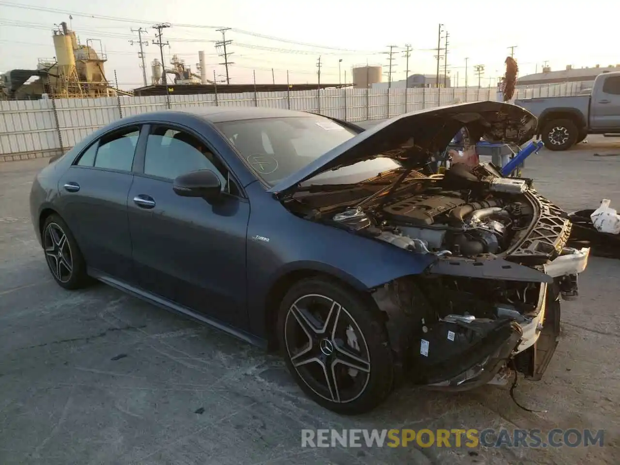 1 Photograph of a damaged car W1K5J5BB2MN234752 MERCEDES-BENZ CLA-CLASS 2021