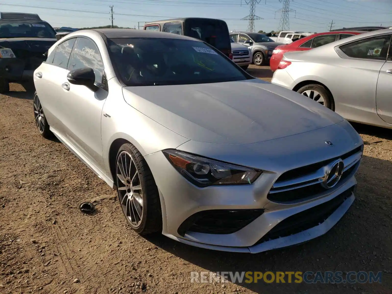 1 Photograph of a damaged car W1K5J5BB4MN211540 MERCEDES-BENZ CLA-CLASS 2021