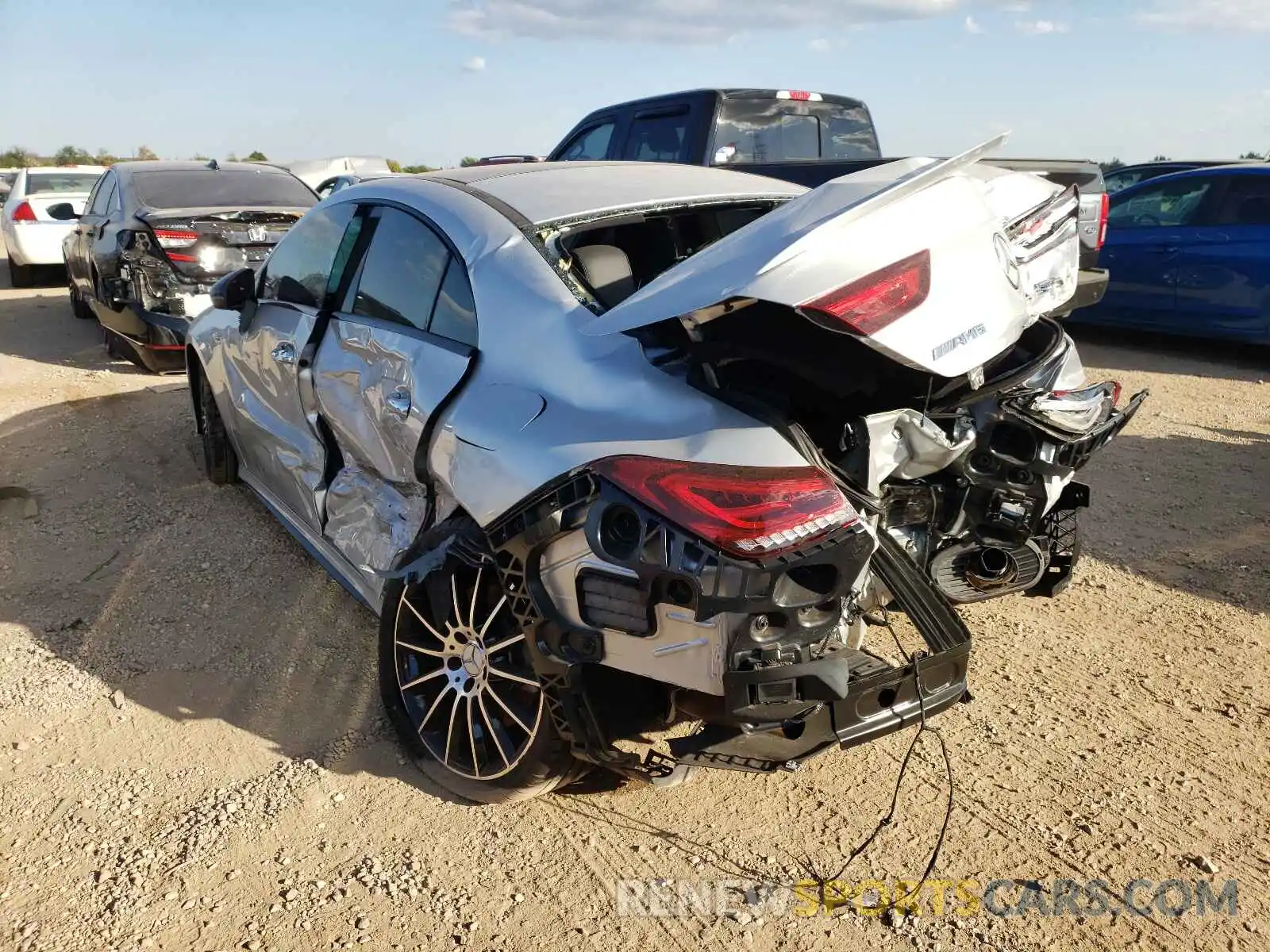 3 Photograph of a damaged car W1K5J5BB4MN211540 MERCEDES-BENZ CLA-CLASS 2021