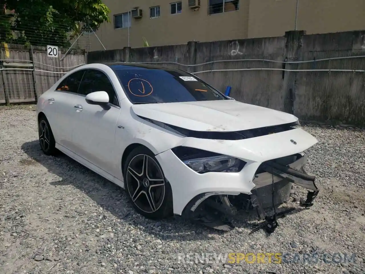 1 Photograph of a damaged car W1K5J5BB5MN148691 MERCEDES-BENZ CLA-CLASS 2021