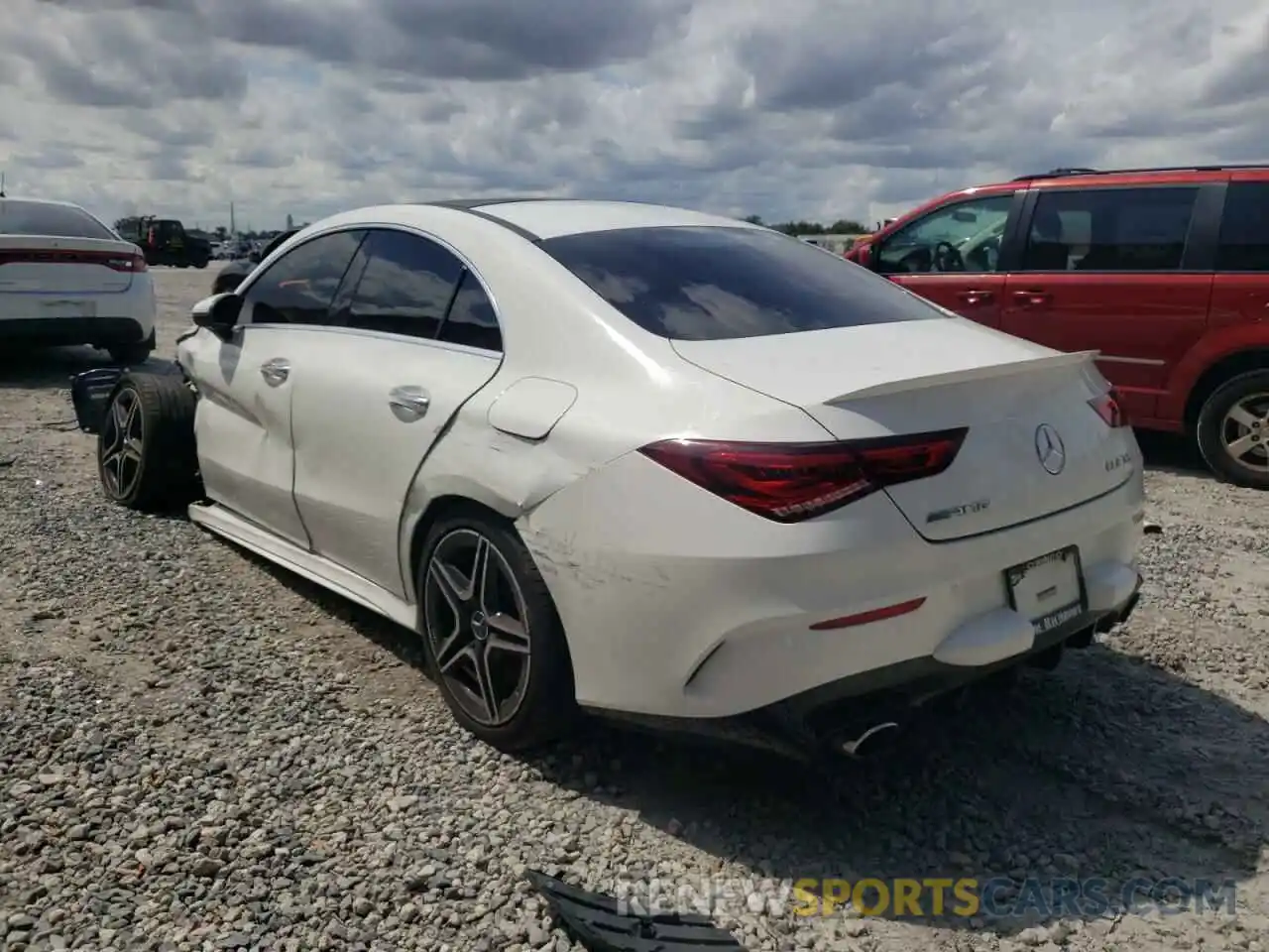 3 Photograph of a damaged car W1K5J5BB5MN148691 MERCEDES-BENZ CLA-CLASS 2021