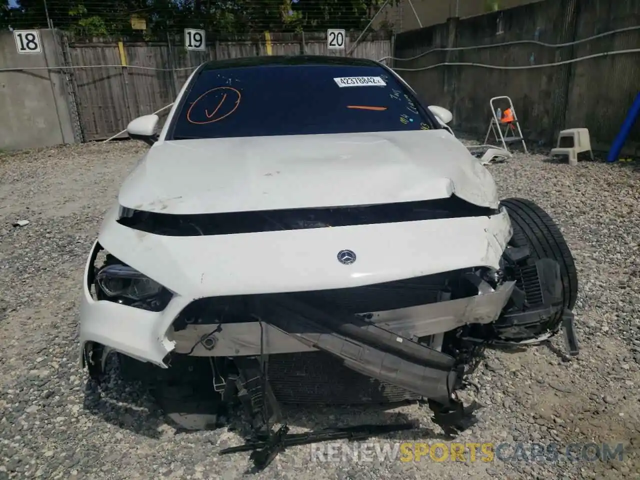 9 Photograph of a damaged car W1K5J5BB5MN148691 MERCEDES-BENZ CLA-CLASS 2021