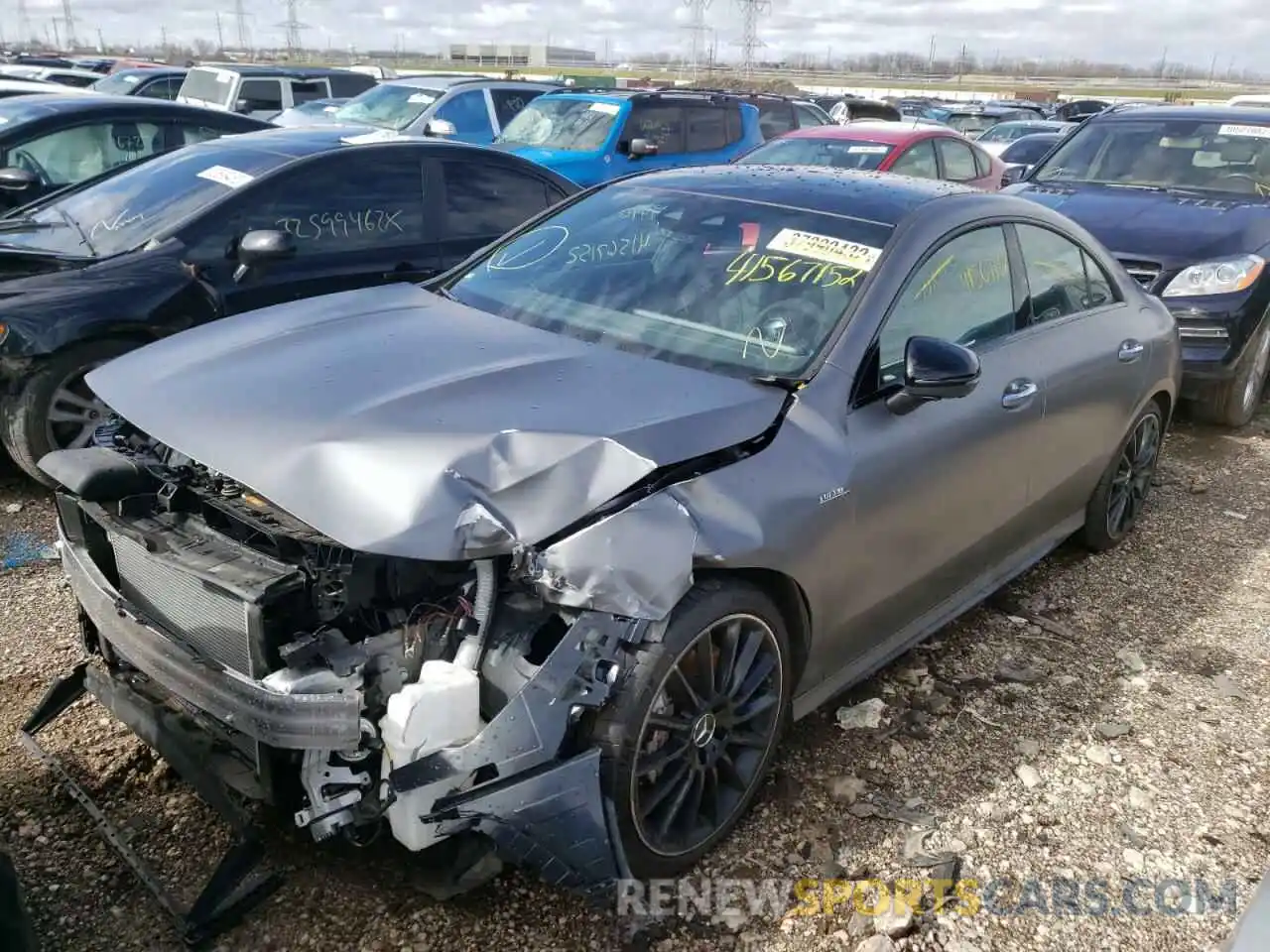 2 Photograph of a damaged car W1K5J5BB6MN178668 MERCEDES-BENZ CLA-CLASS 2021